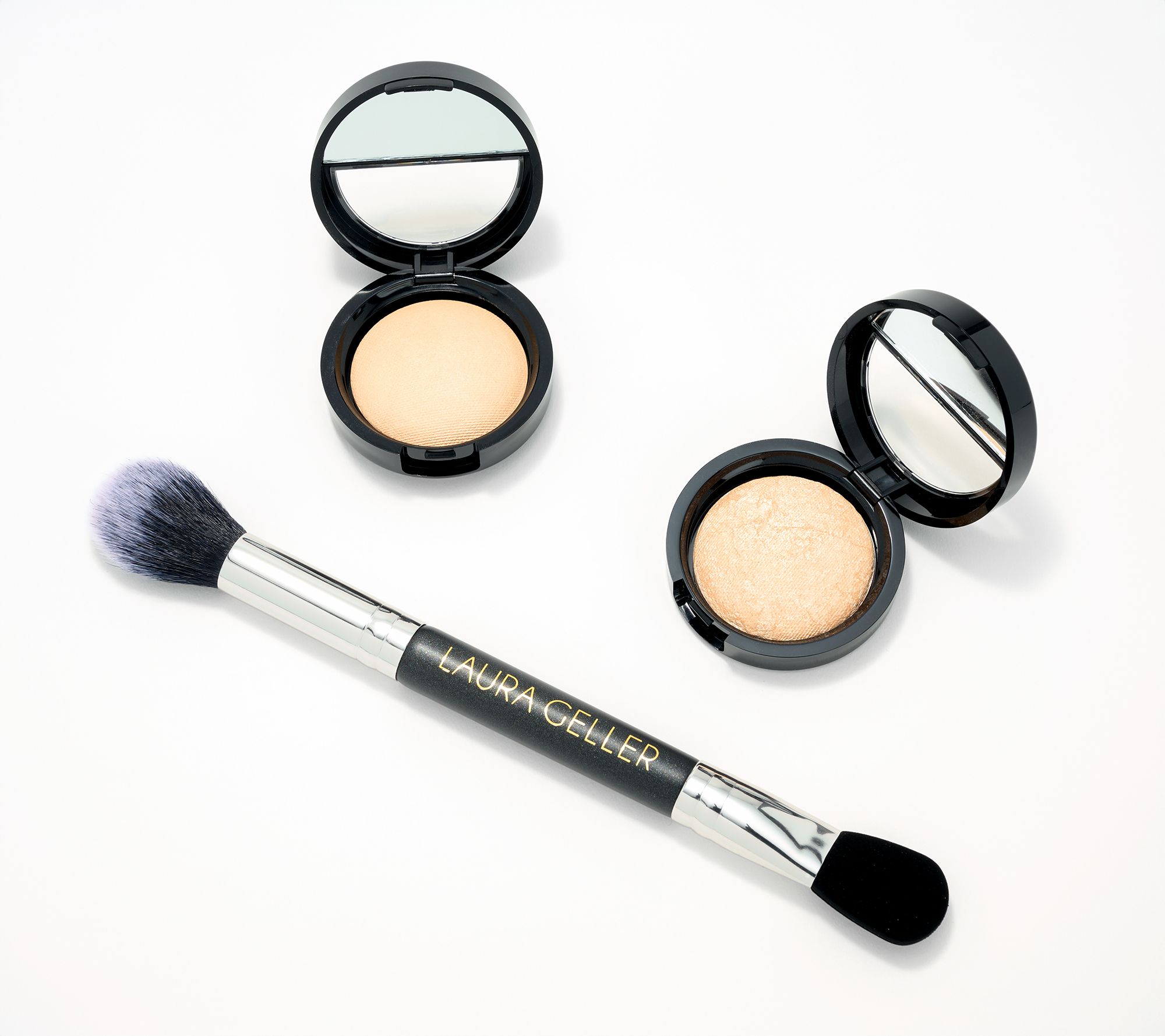 Laura Geller Highlighter Duo with Double-Ended Brush