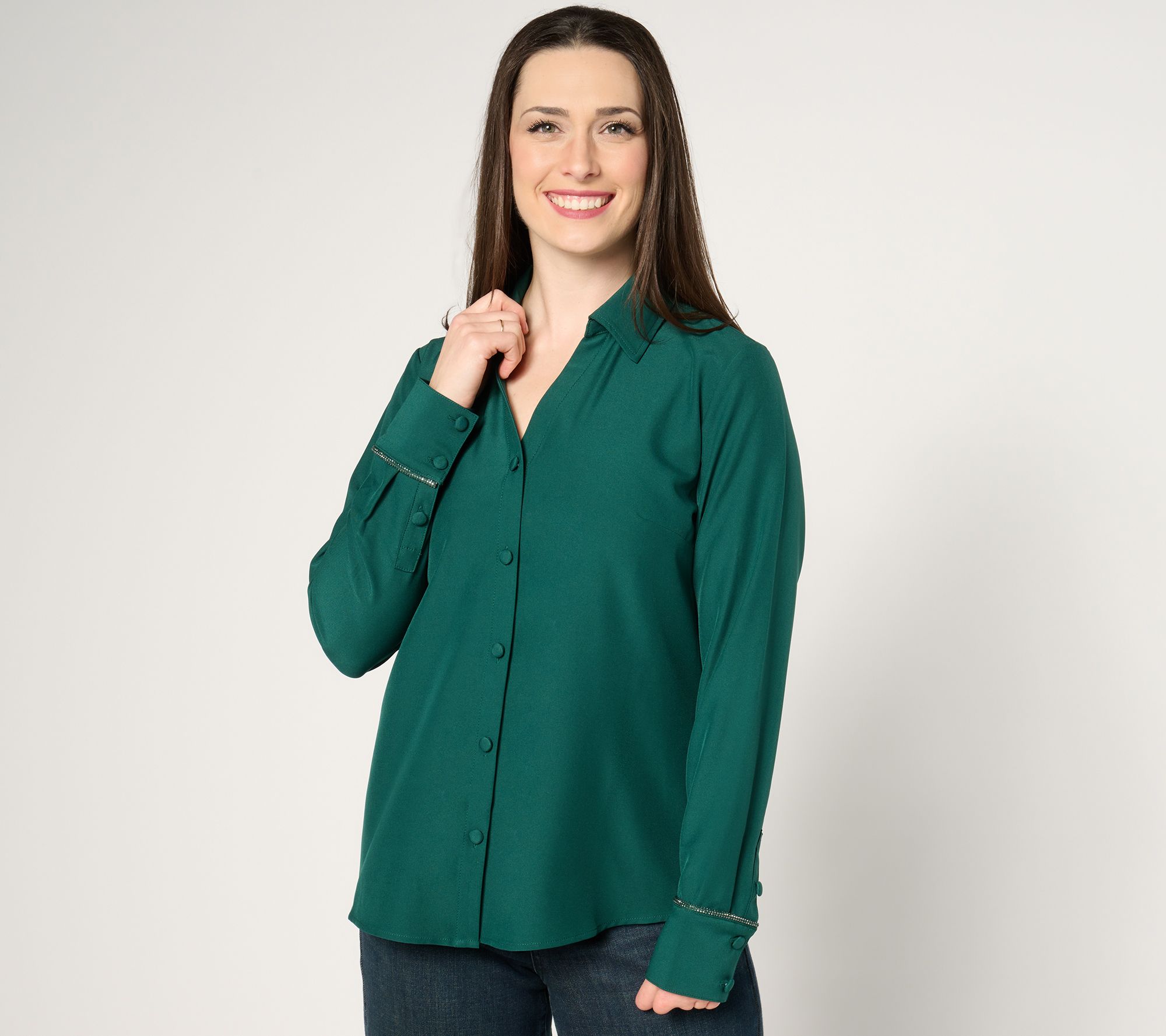 "As Is" Jingle Belles by Kim Gravel Sparkle Through the Season Blouse