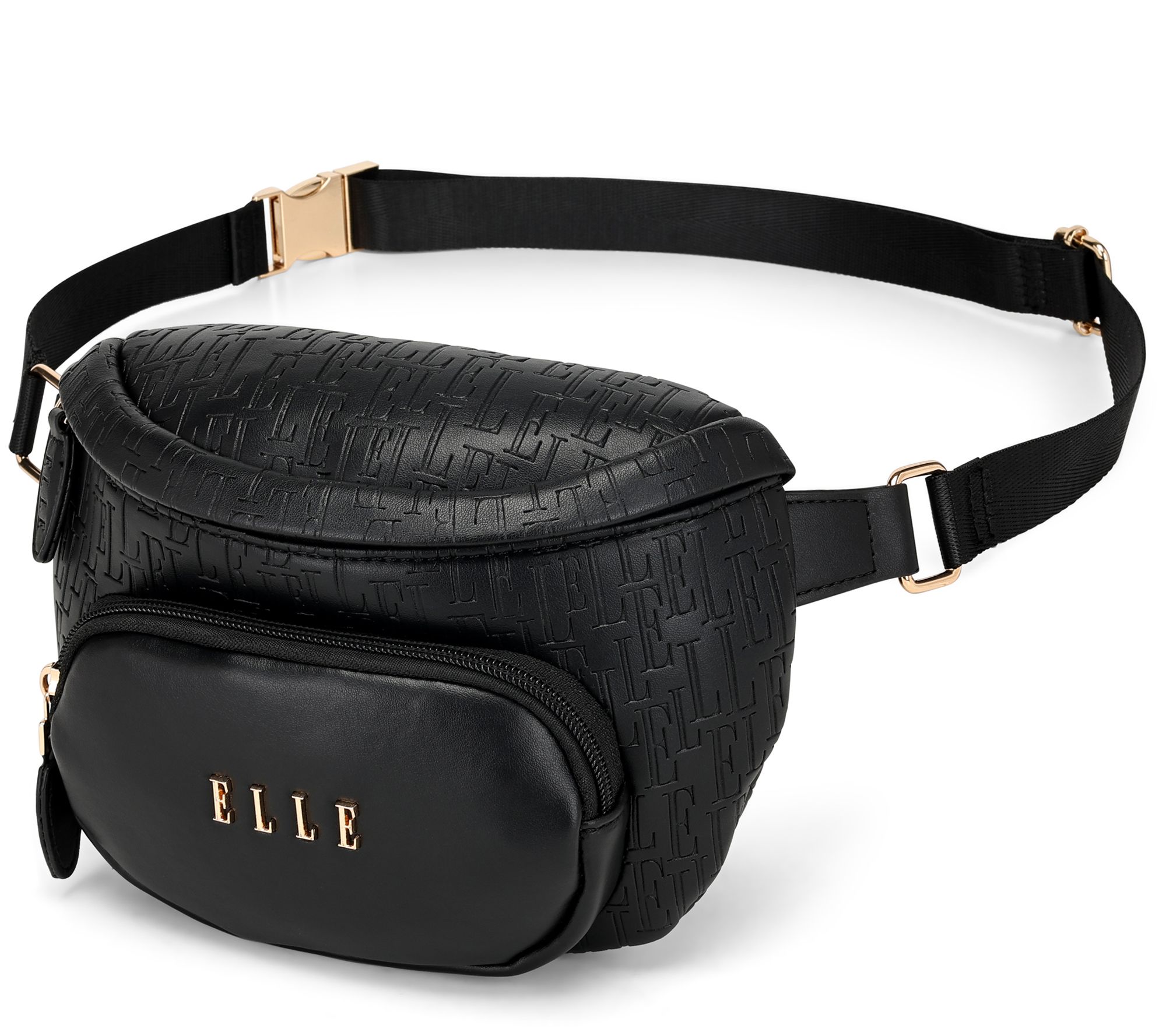 ELLE Wayfarer Vegan Leather Monogram Sling Bag