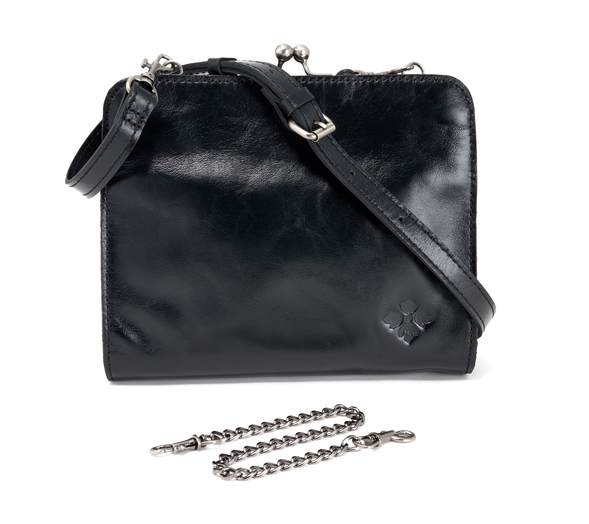 "As Is" Patricia Nash Leather Amari Frame Crossbody