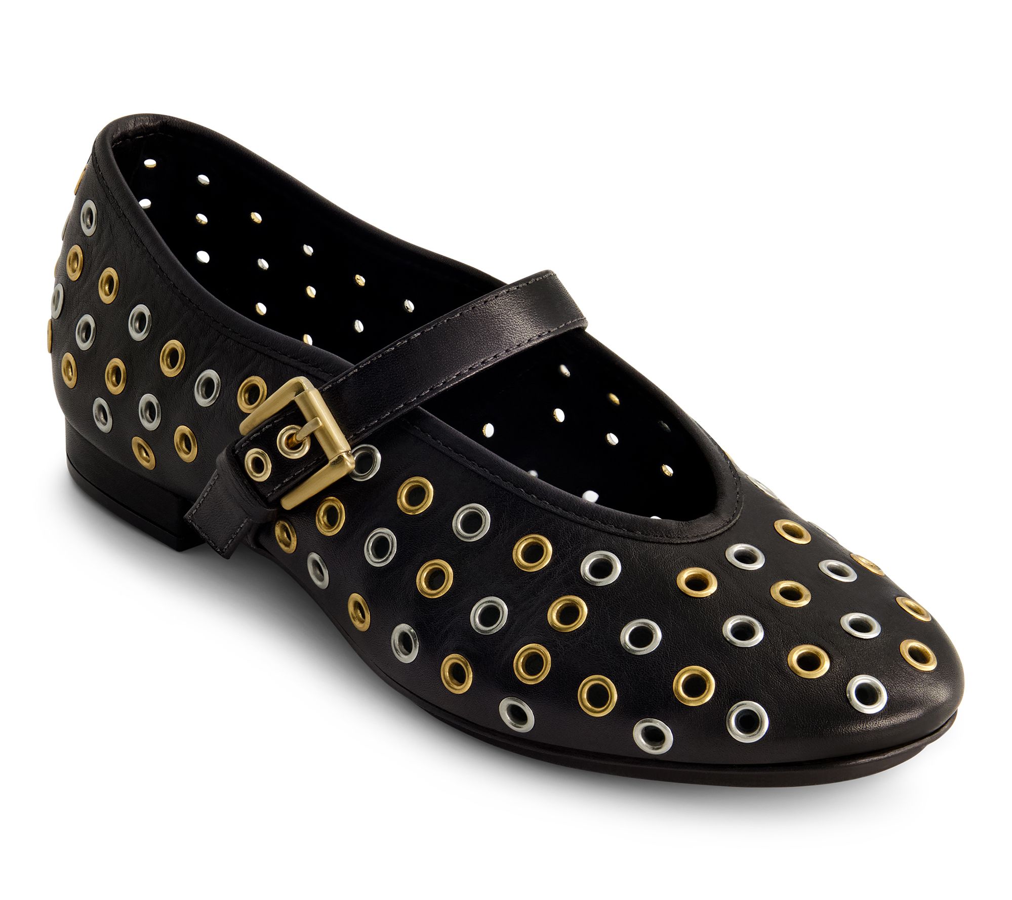 Bernardo Mary Jane Flat - Borden Grommet