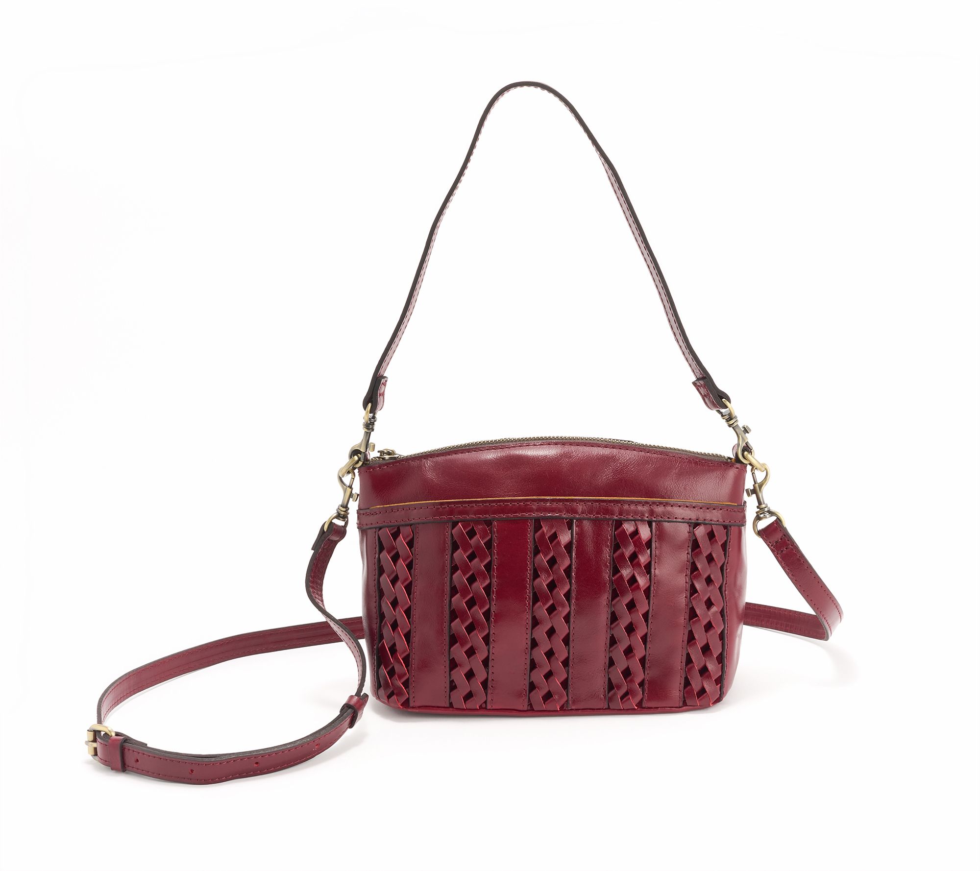 Patricia Nash Arlee Woven Leather Crossbody