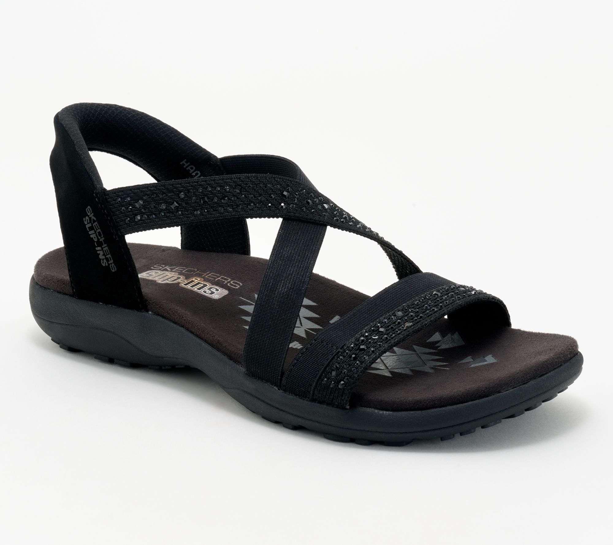 "As Is" Skechers Slip- ins Reggae Slim Embellished Sandals
