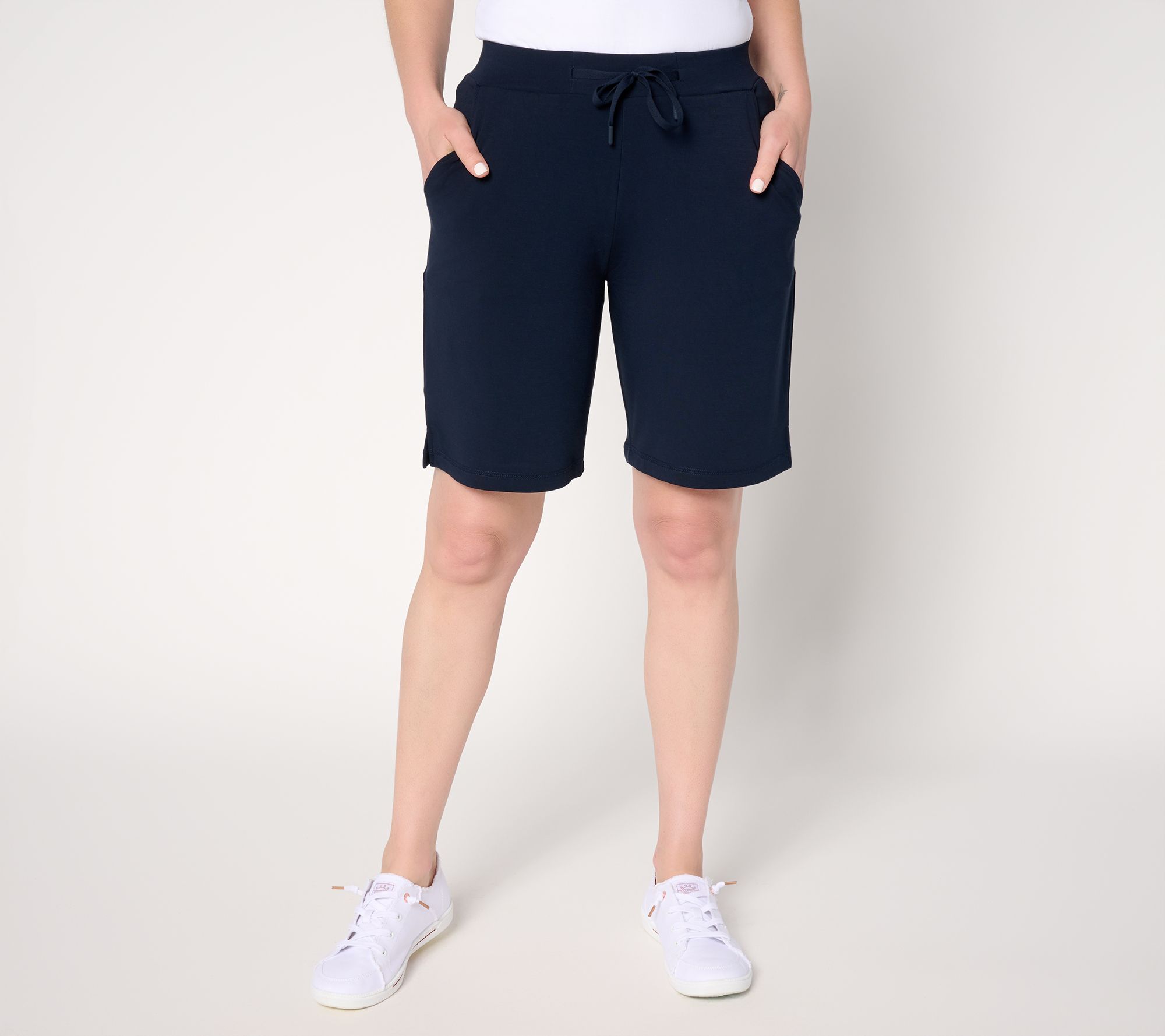 Cozy Earth Women's Bamboo Mid-Length Shorts