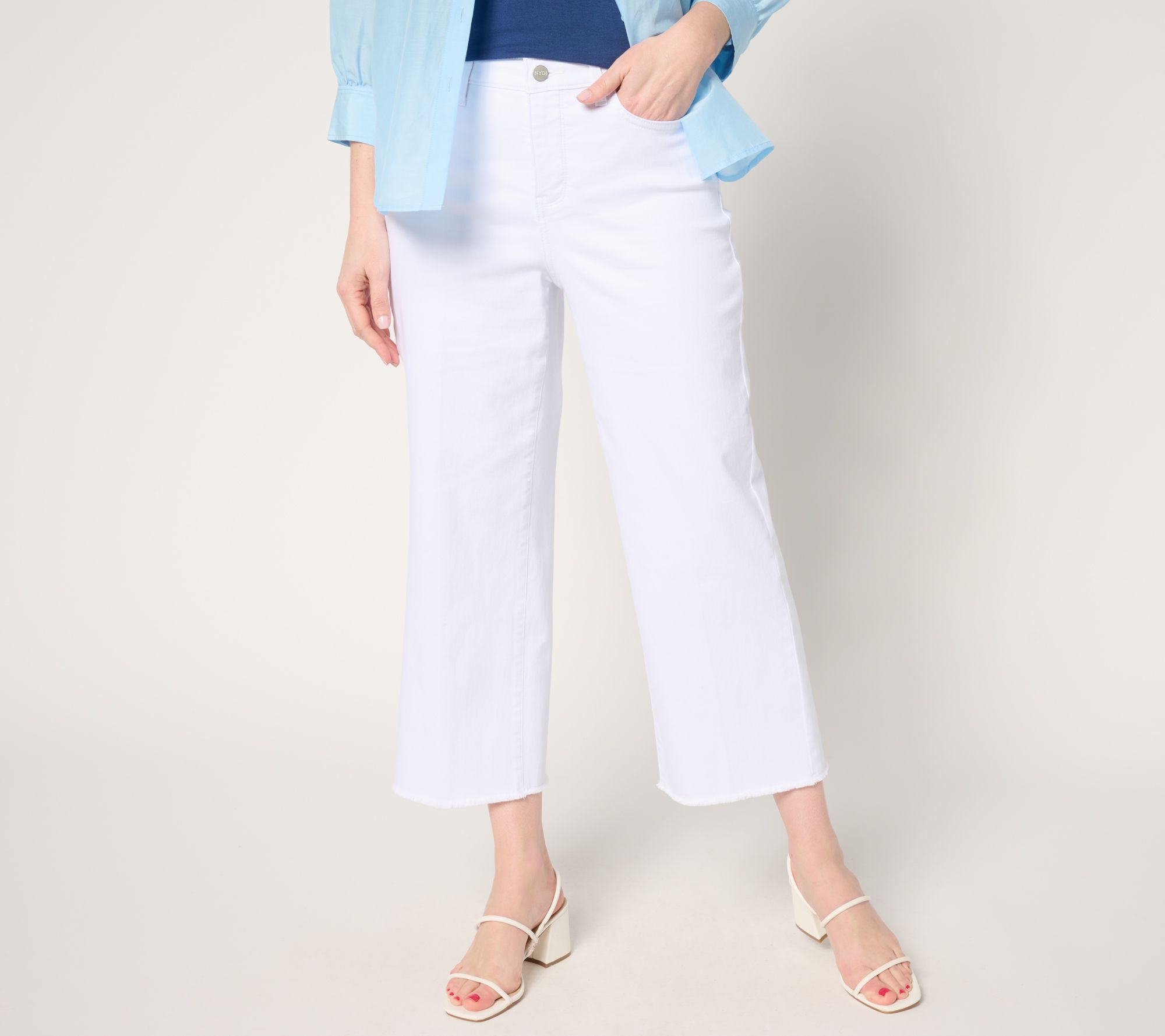 "As Is" NYDJ Coco Relaxed Wide Leg Crop Jean