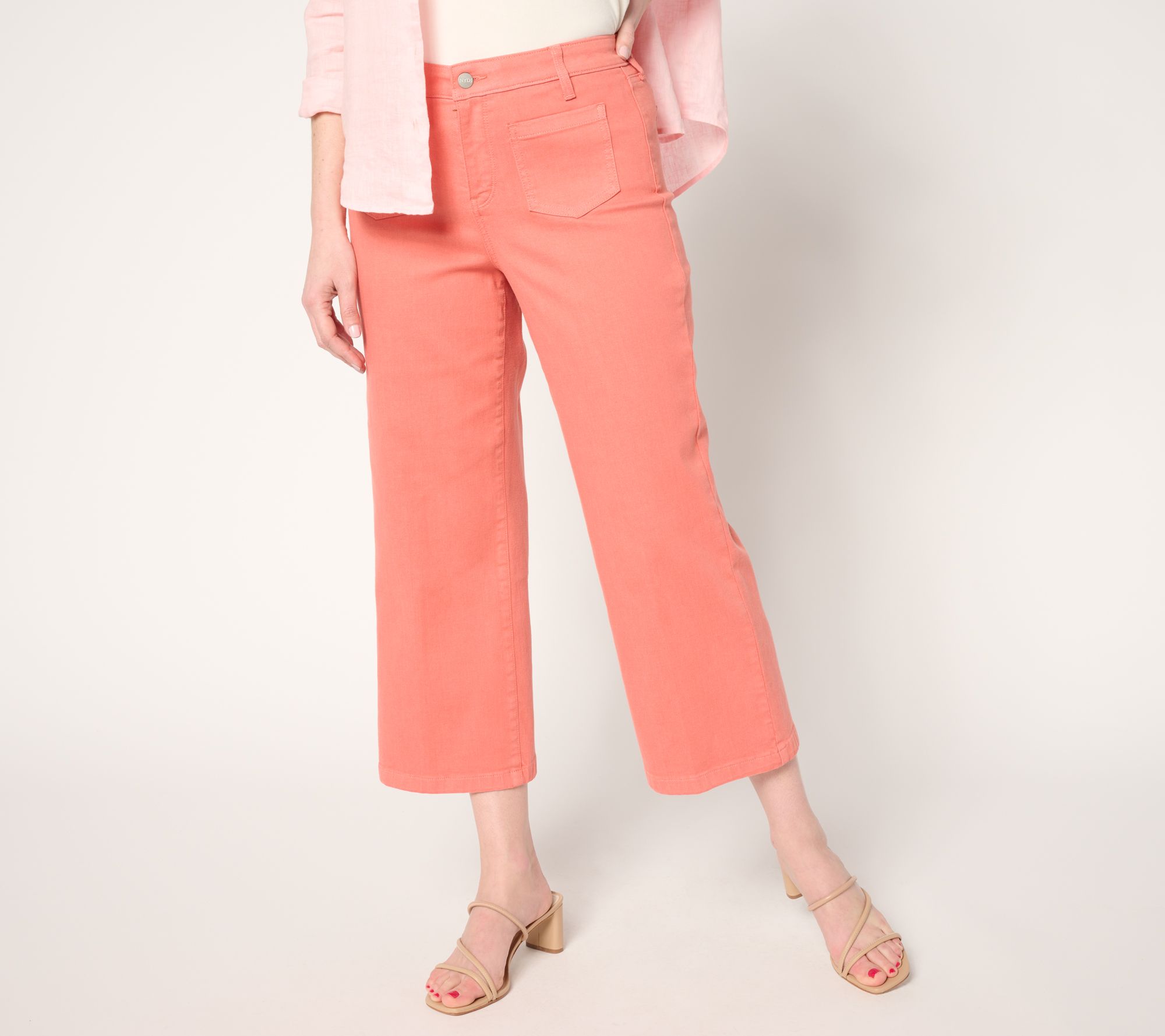 "As Is" NYDJ Coco Relaxed Wide Leg Crop Jean