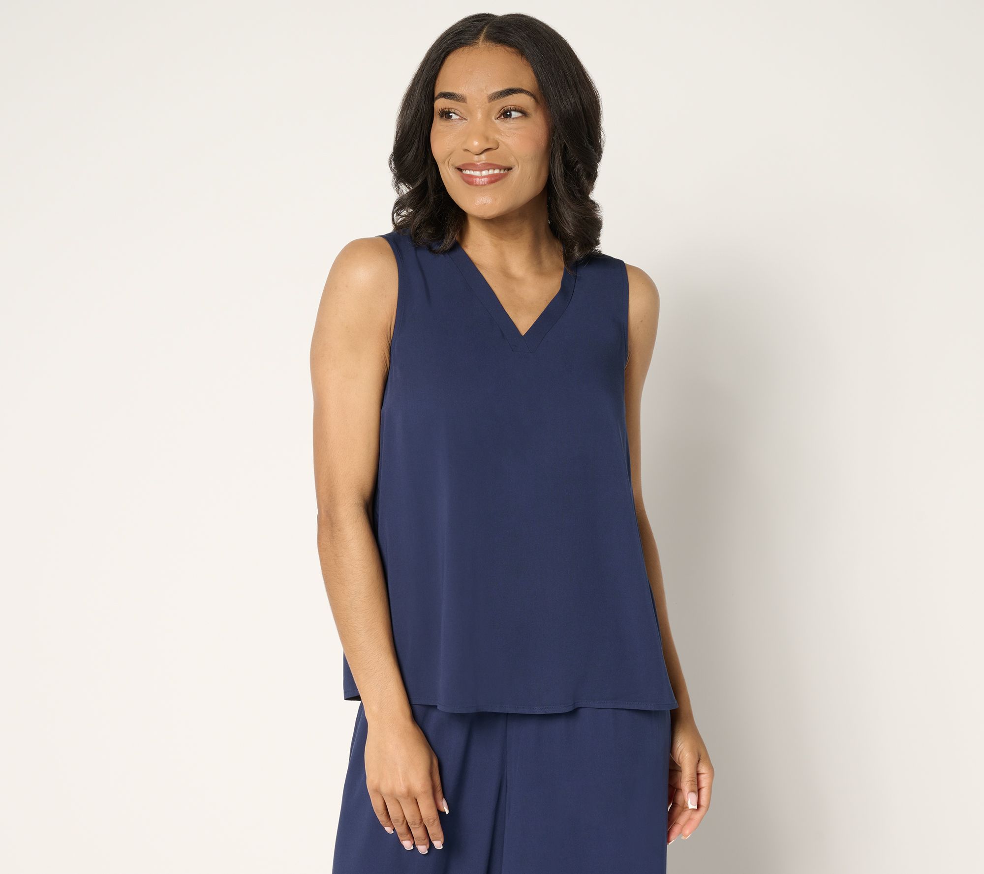 "As Is" Attitudes by Renee Rayon Blend V-Neck Tank Top