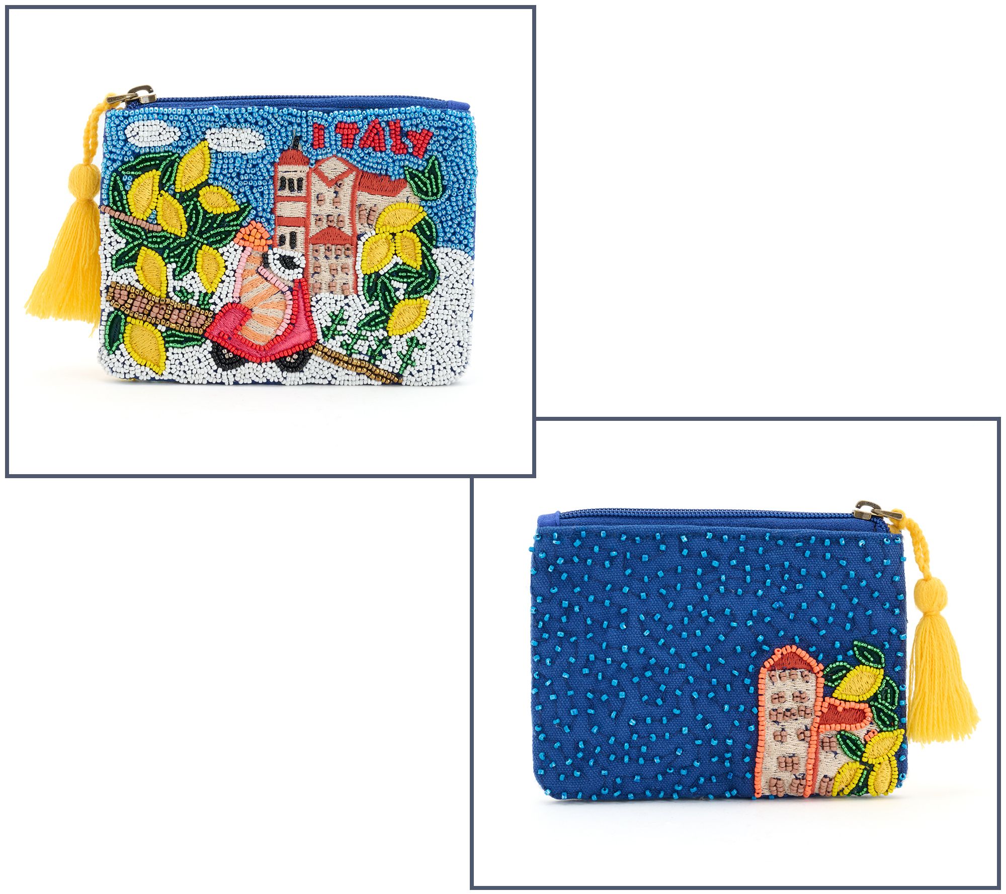 America & Beyond Embellished Destination Pouch