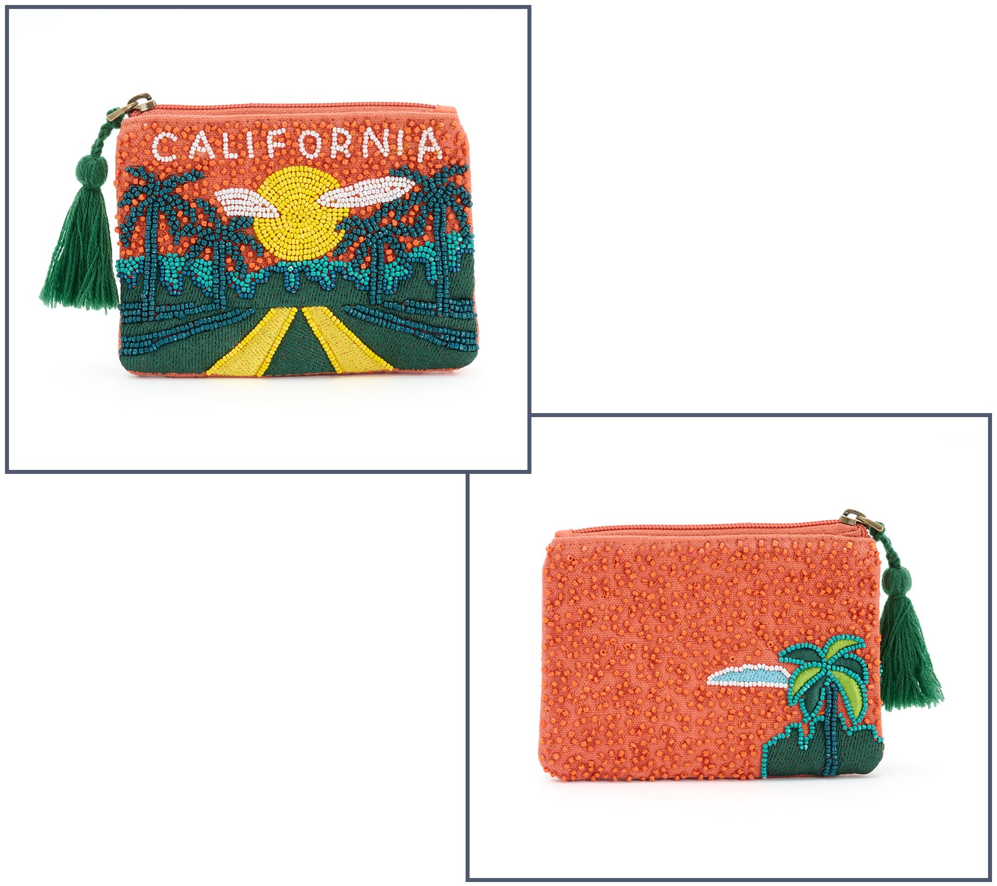 America & Beyond Embellished Destination Pouch