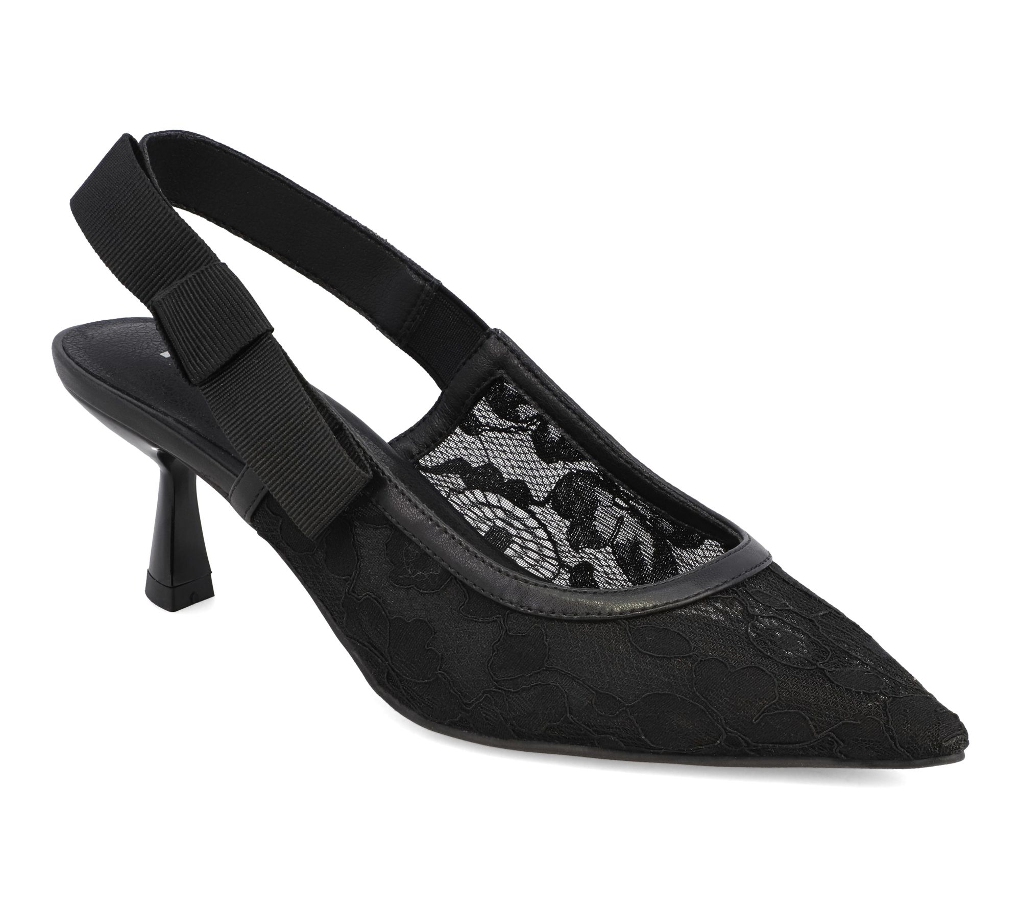 MIA Slingback Kitten Heel Pumps - Naida