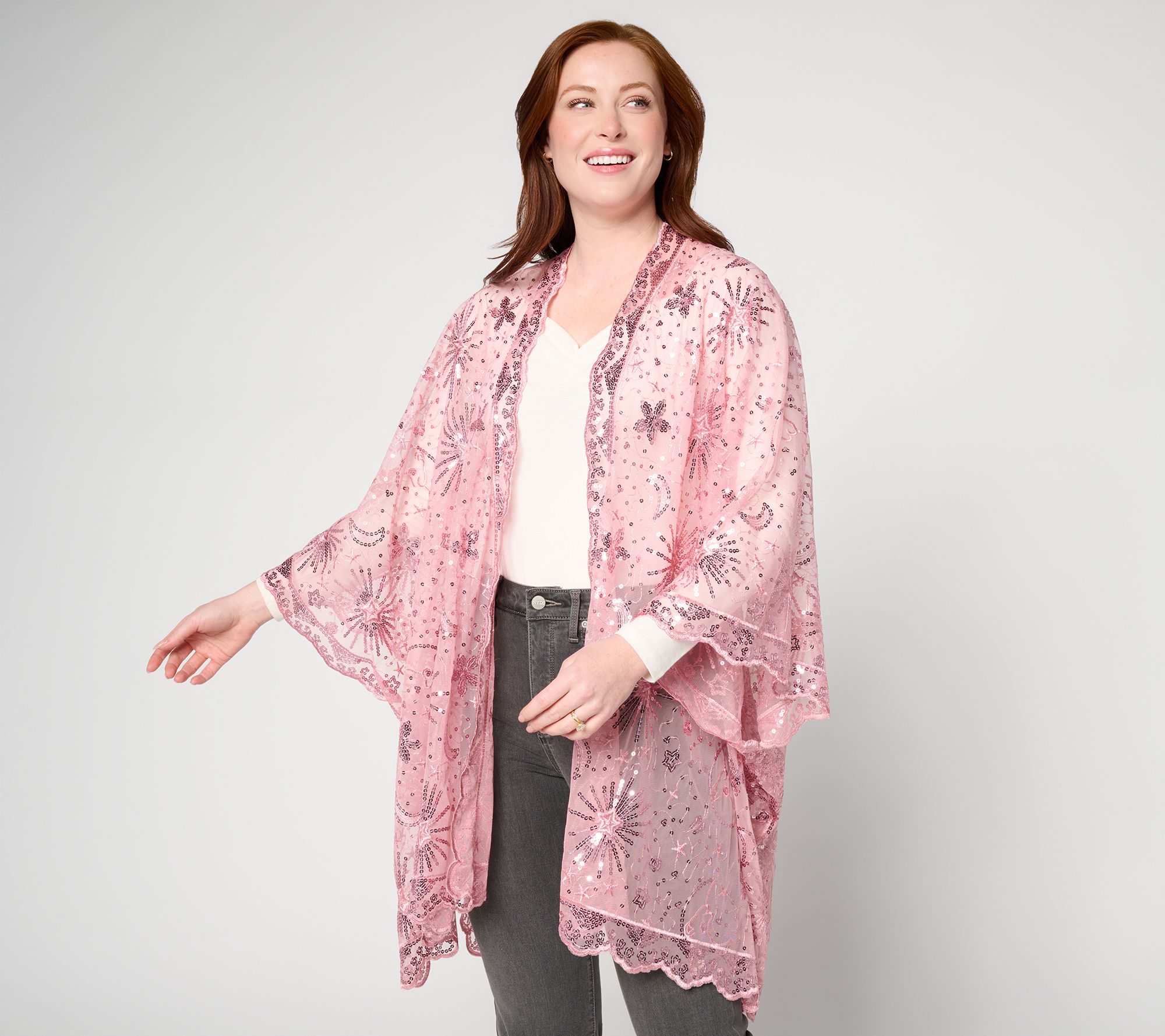  Kirks Folly Dreamkeeper Celestial Cropped Swing Kimono