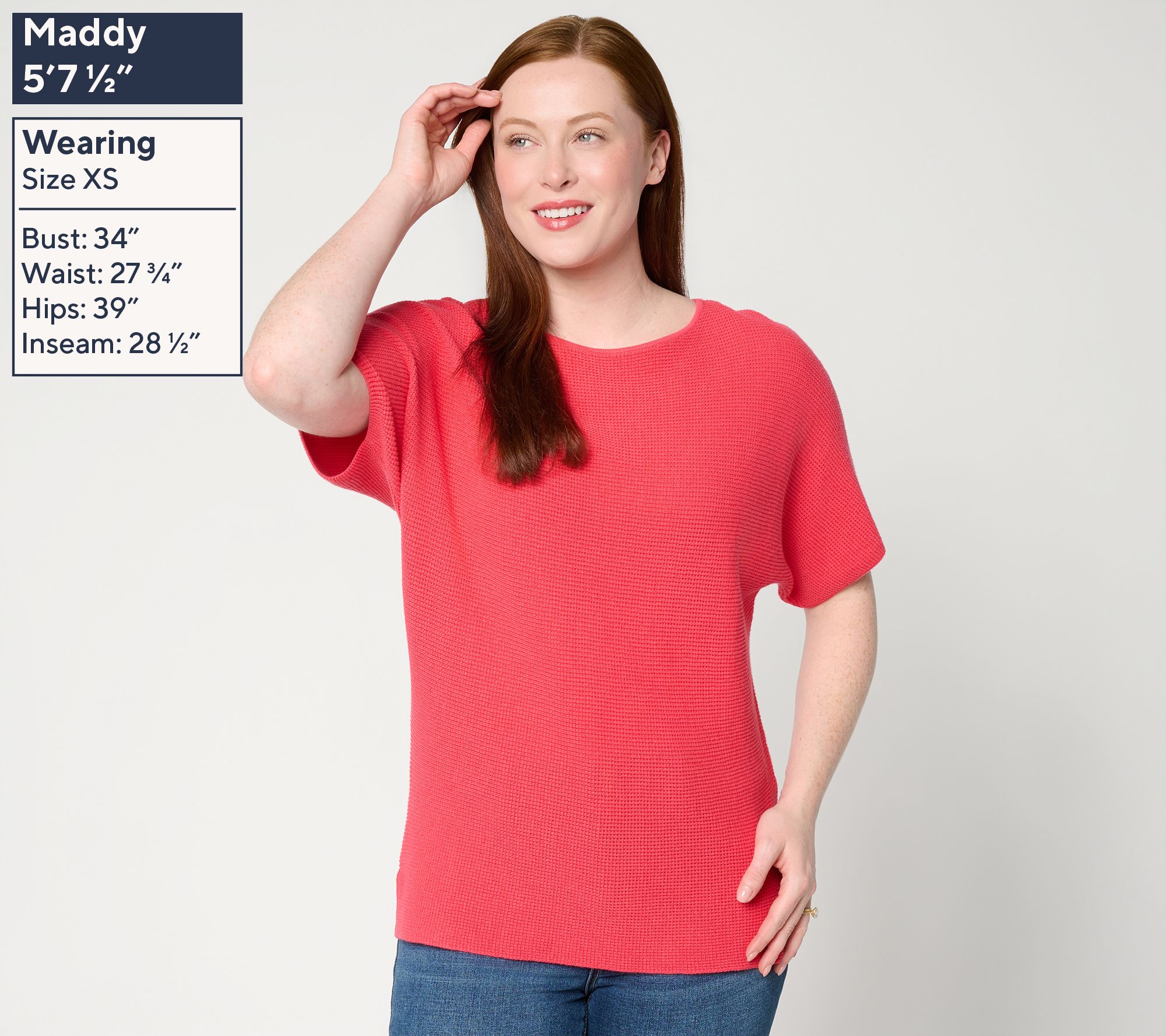 Belle by Kim Gravel Slay the Vacay Dolman Sweater - QVC.com