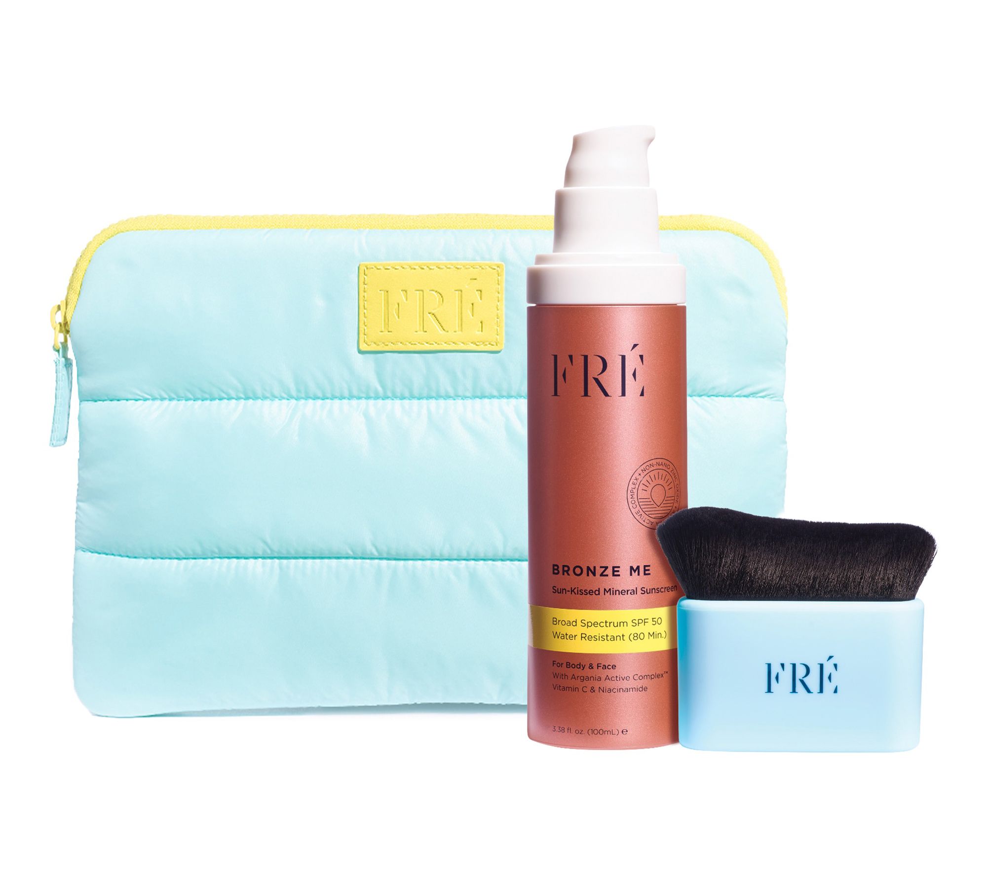 FRE Spring/Summer Bronze Me Body Kit w/Brush & Travel Pouch