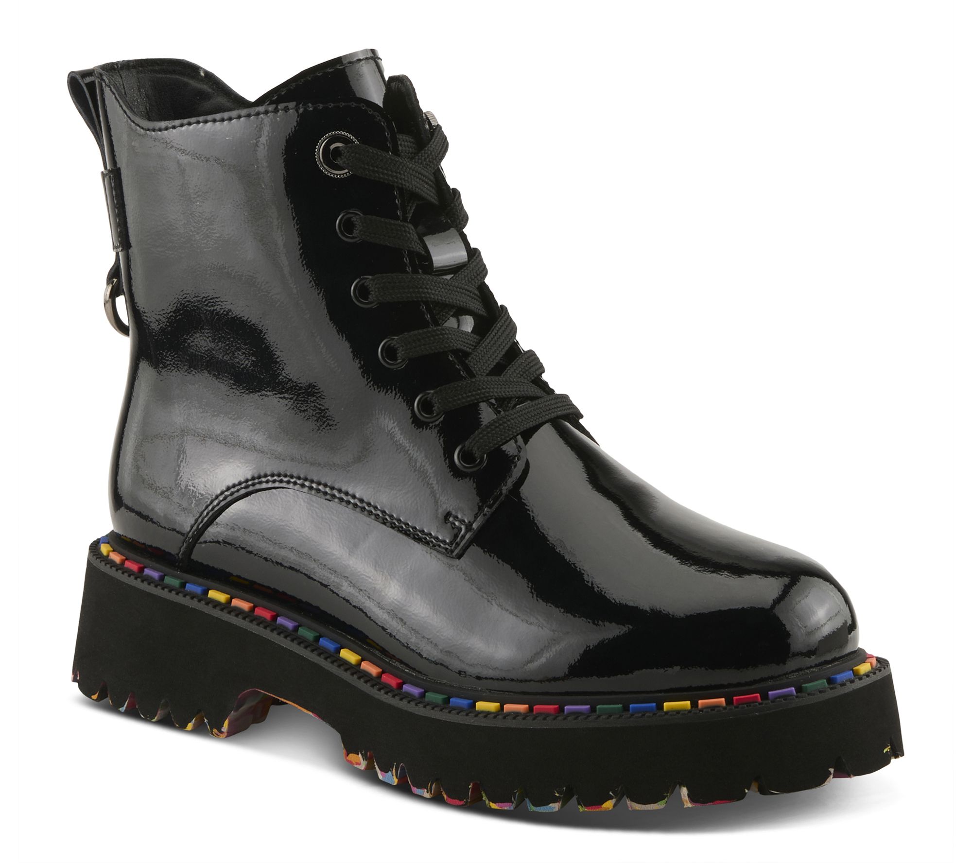 Spring Step Leather Rain Boots - Mistique