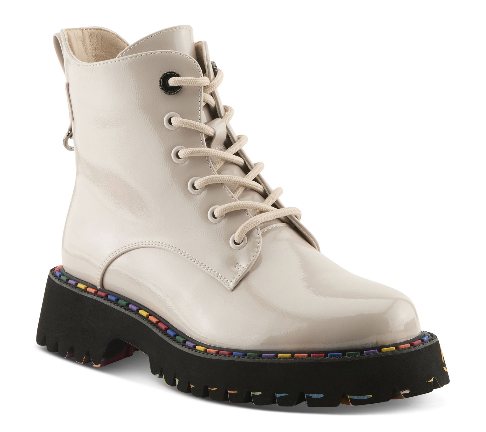 Spring Step Leather Rain Boots - Mistique