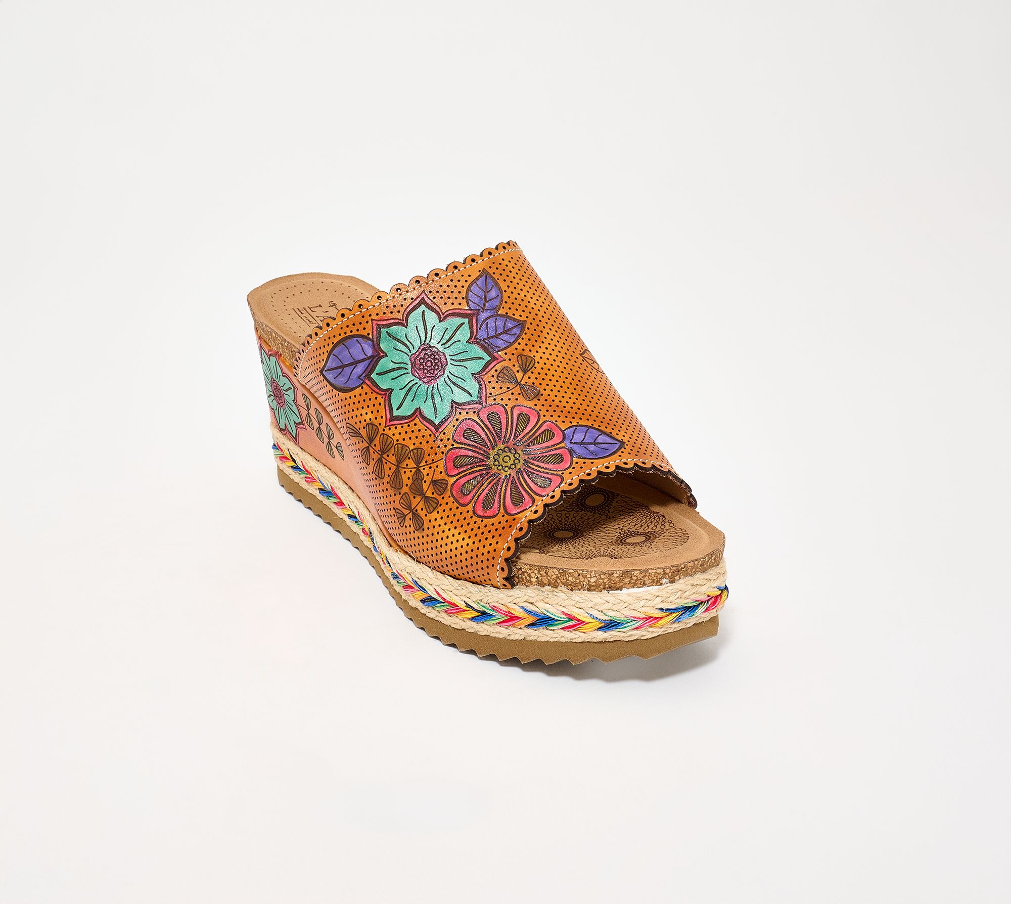 L'Artiste by Spring Step Leather Wedges - DelRayBeach