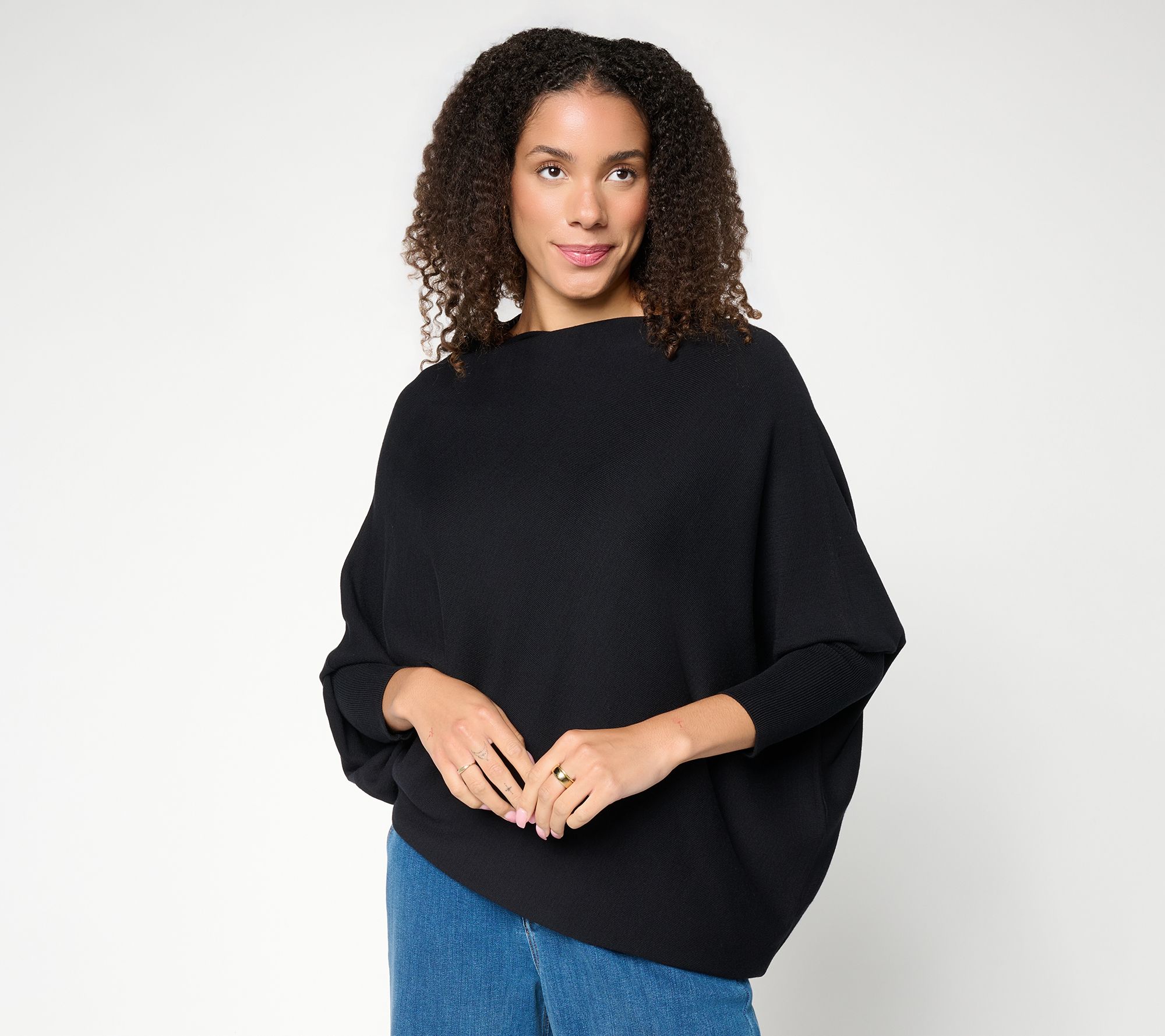 Carla Rockmore Collection All Season Yarn Asymmetric Sweater