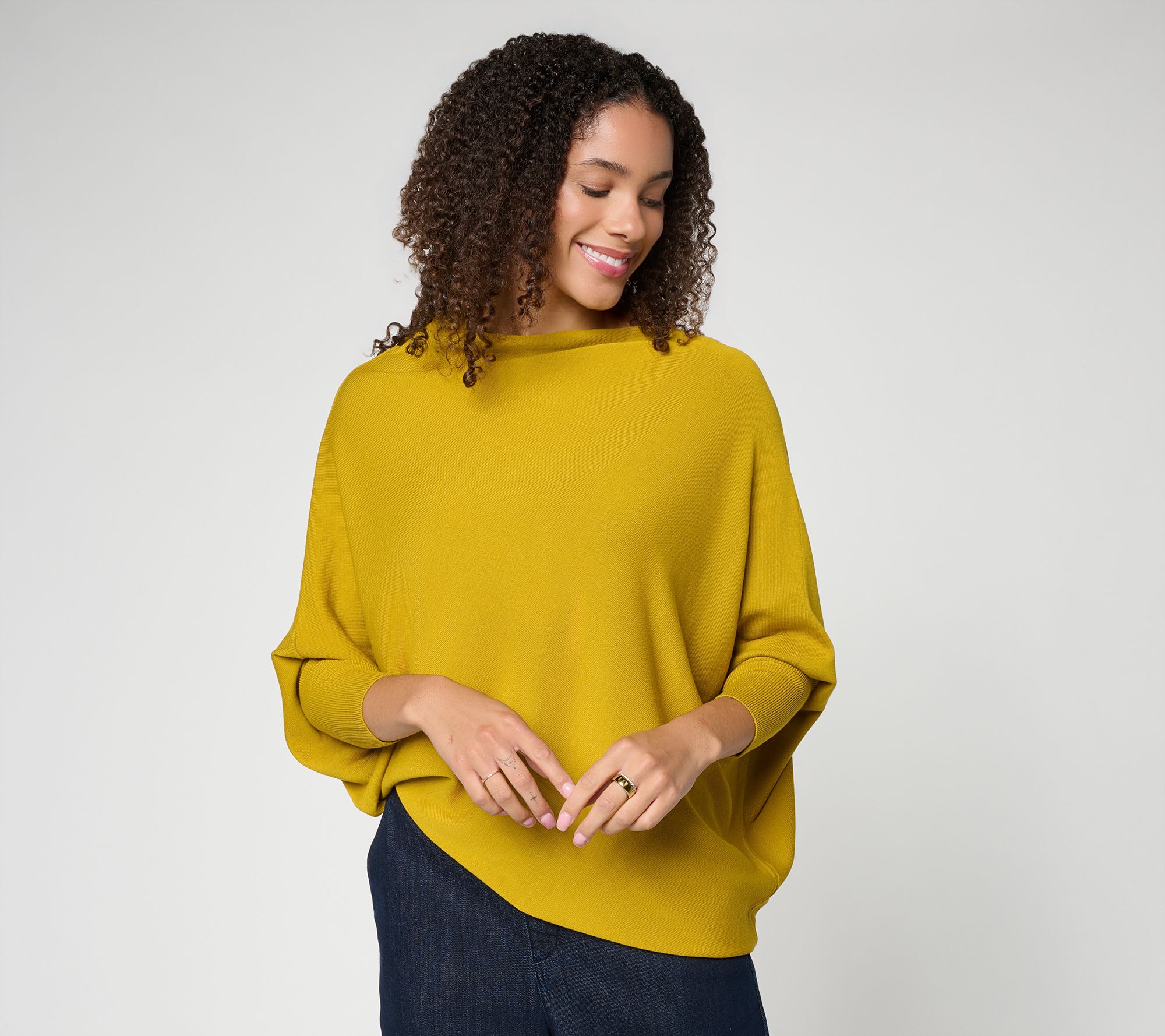 Carla Rockmore Collection All Season Yarn Asymmetric Sweater