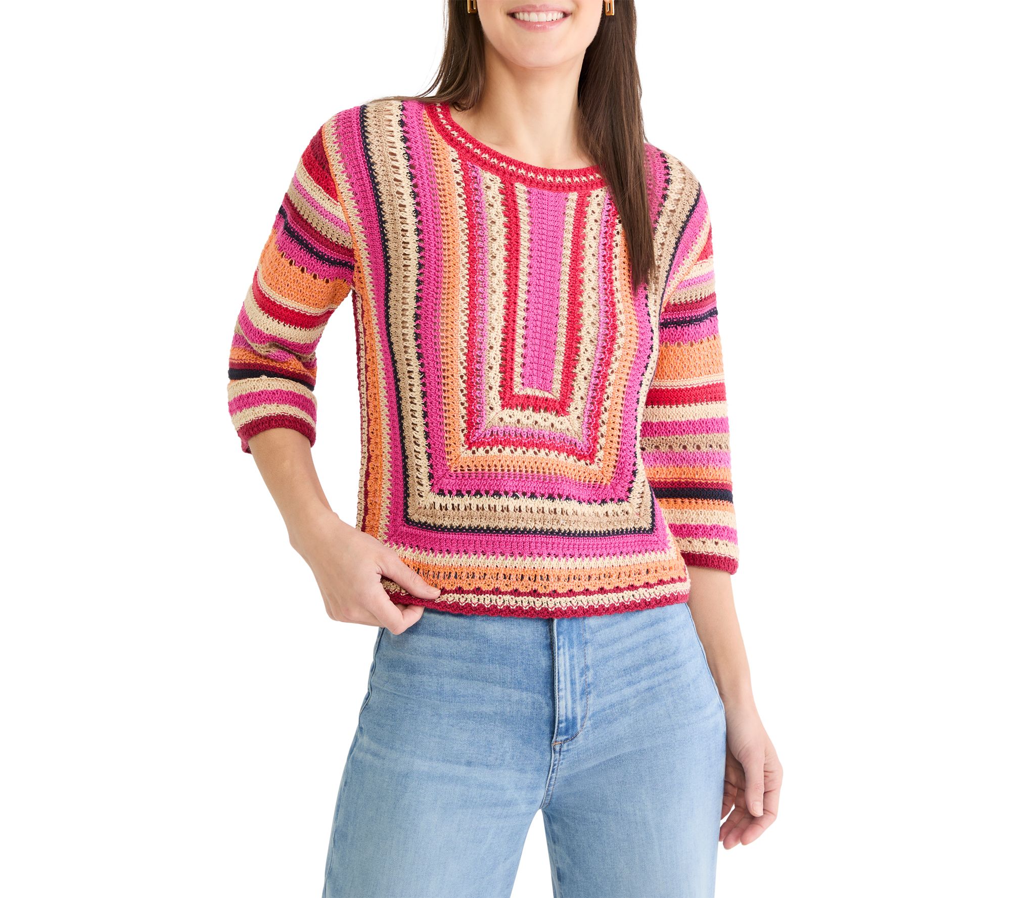 NIC+ZOE Pastiche Mix Sweater