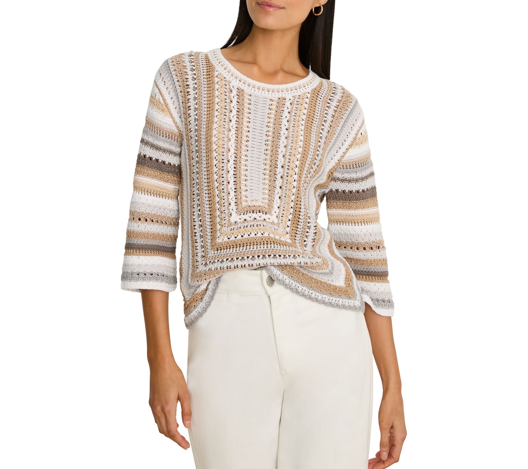 NIC+ZOE Pastiche Mix Sweater