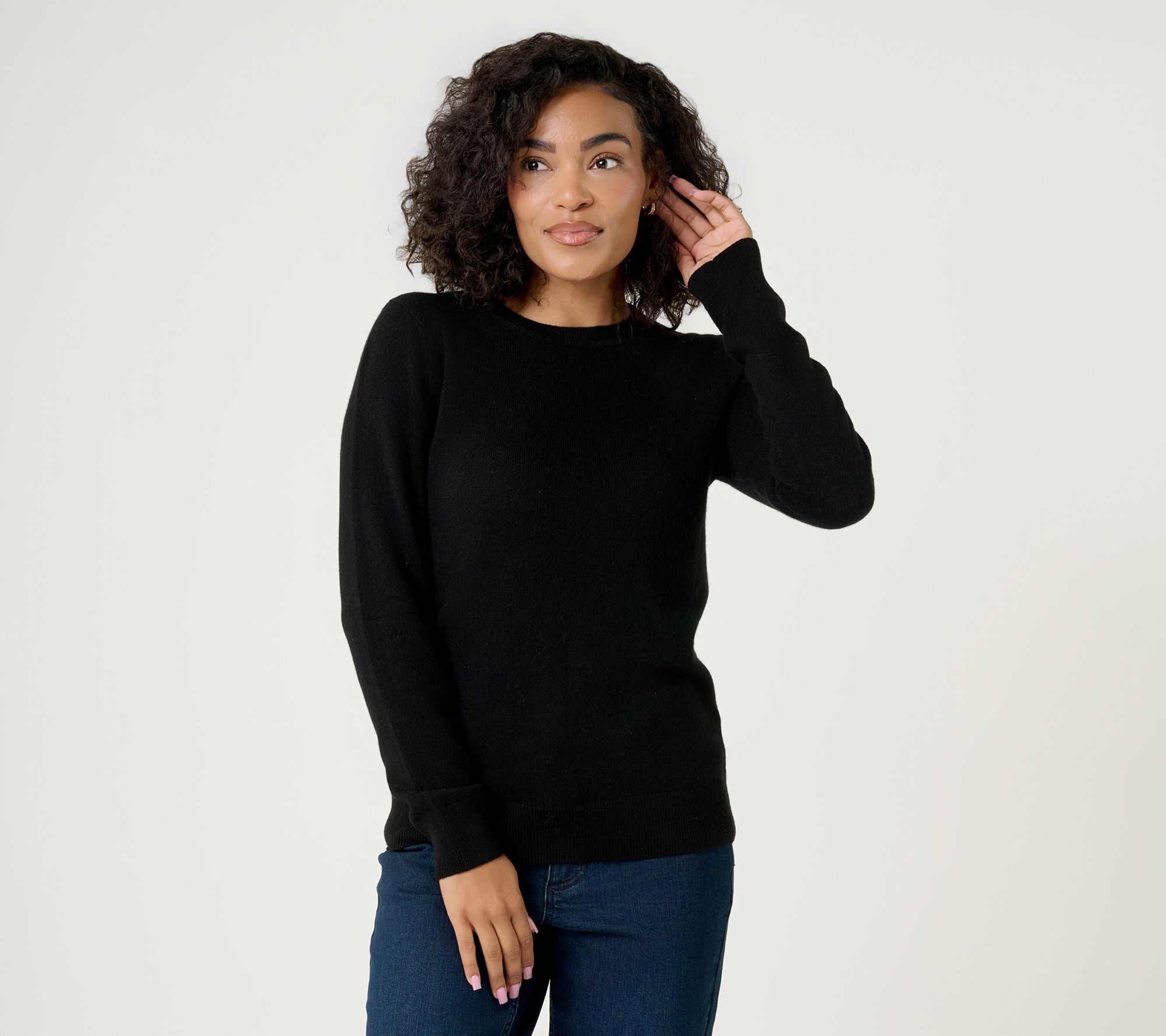 Studio Park 100% Cashmere Crew Neck Sweater