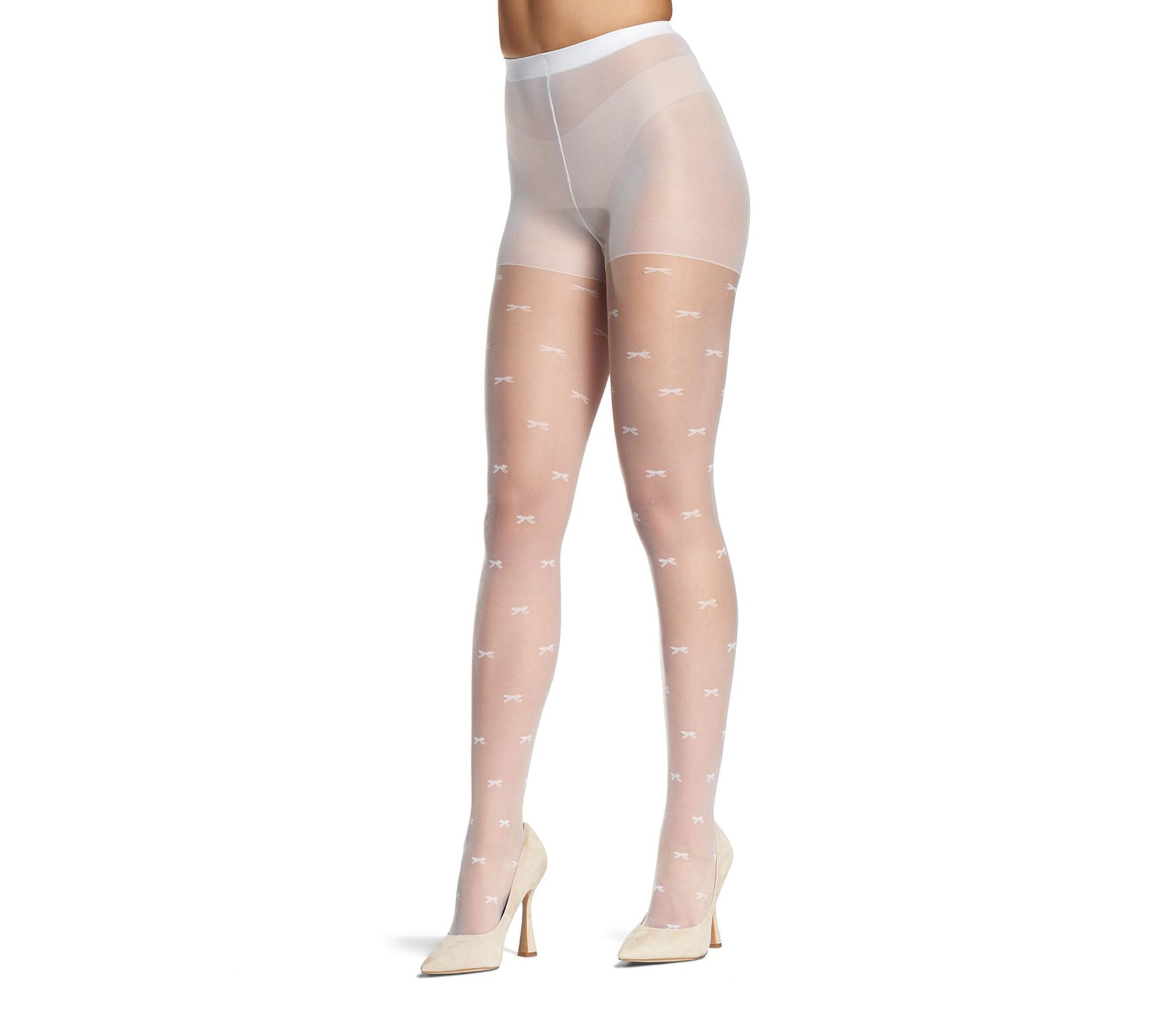 Sheer Bow Tights