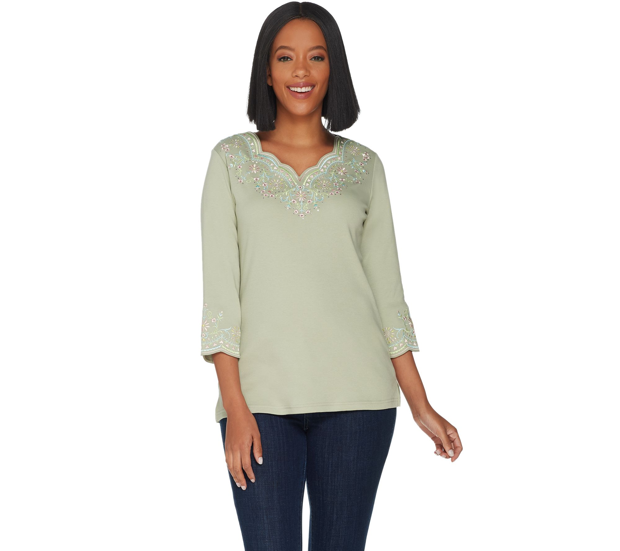 Quacker Factory — Women's Tunics, Pants & Blouses — QVC.com