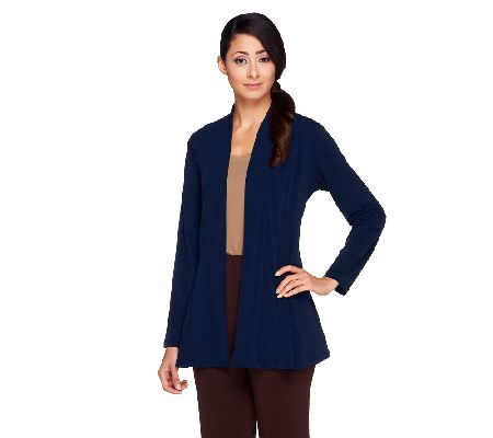 susan graver open front cardigan