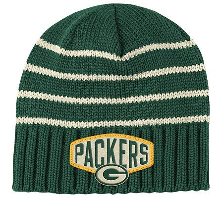 NFL Green Bay Packers Cuffless Sideline Knit Hat - QVC.com