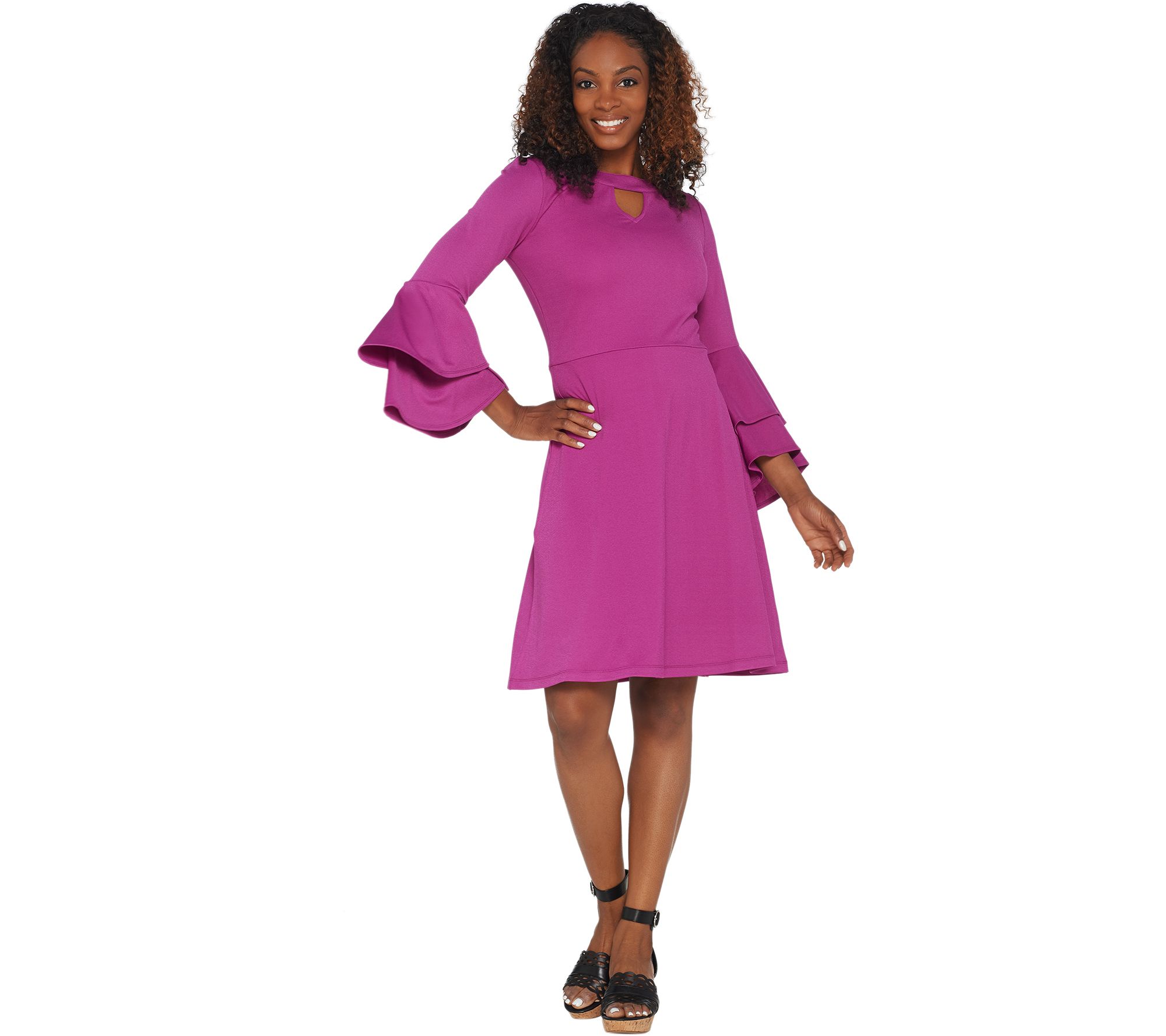 qvc isaac mizrahi lace dress