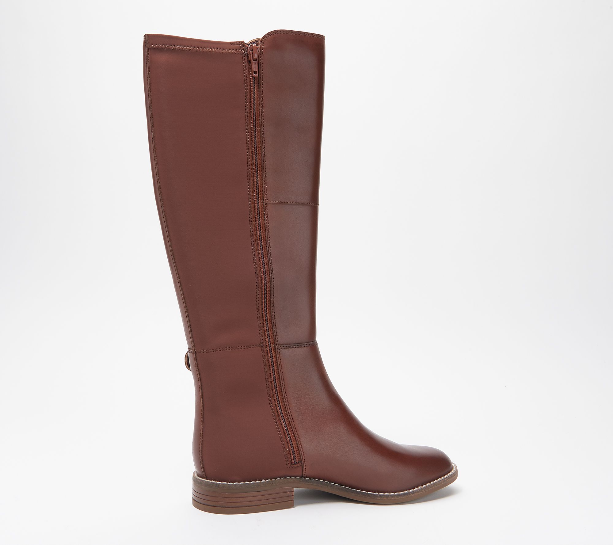 qvc clarks riding boots