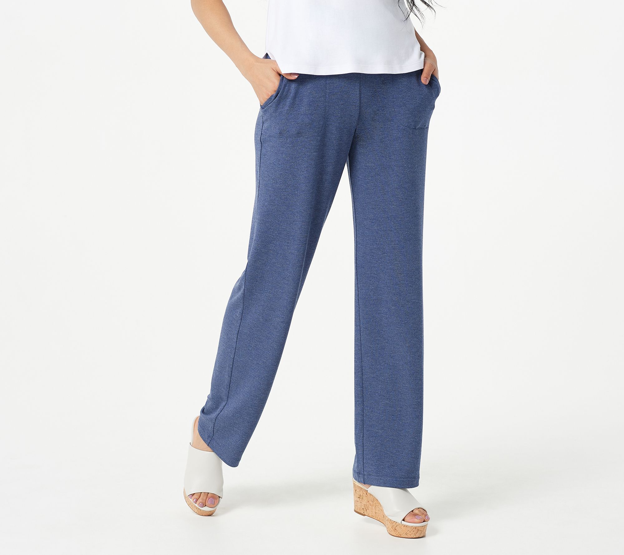 Susan Graver Weekend Jersey Knit Pull-On Pants - QVC.com