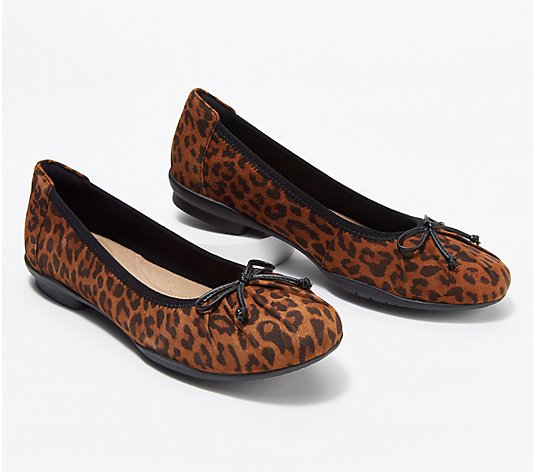 Clarks Collection Leather Ballet Flats - Sara Aster