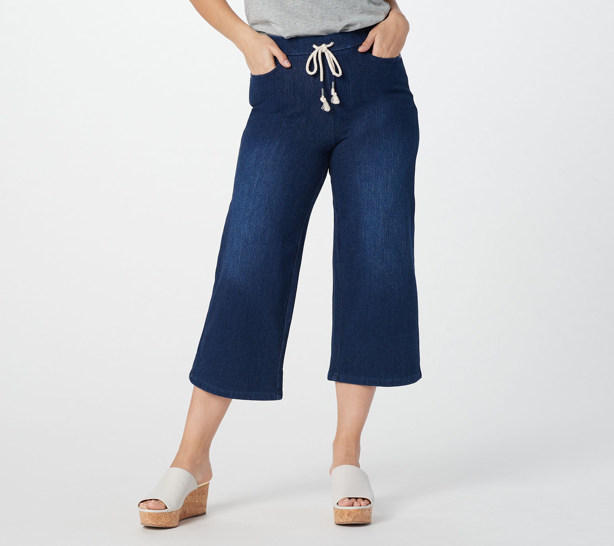 Super Stretchy Drawstring Capri Trousers (8 Colours) – Missy