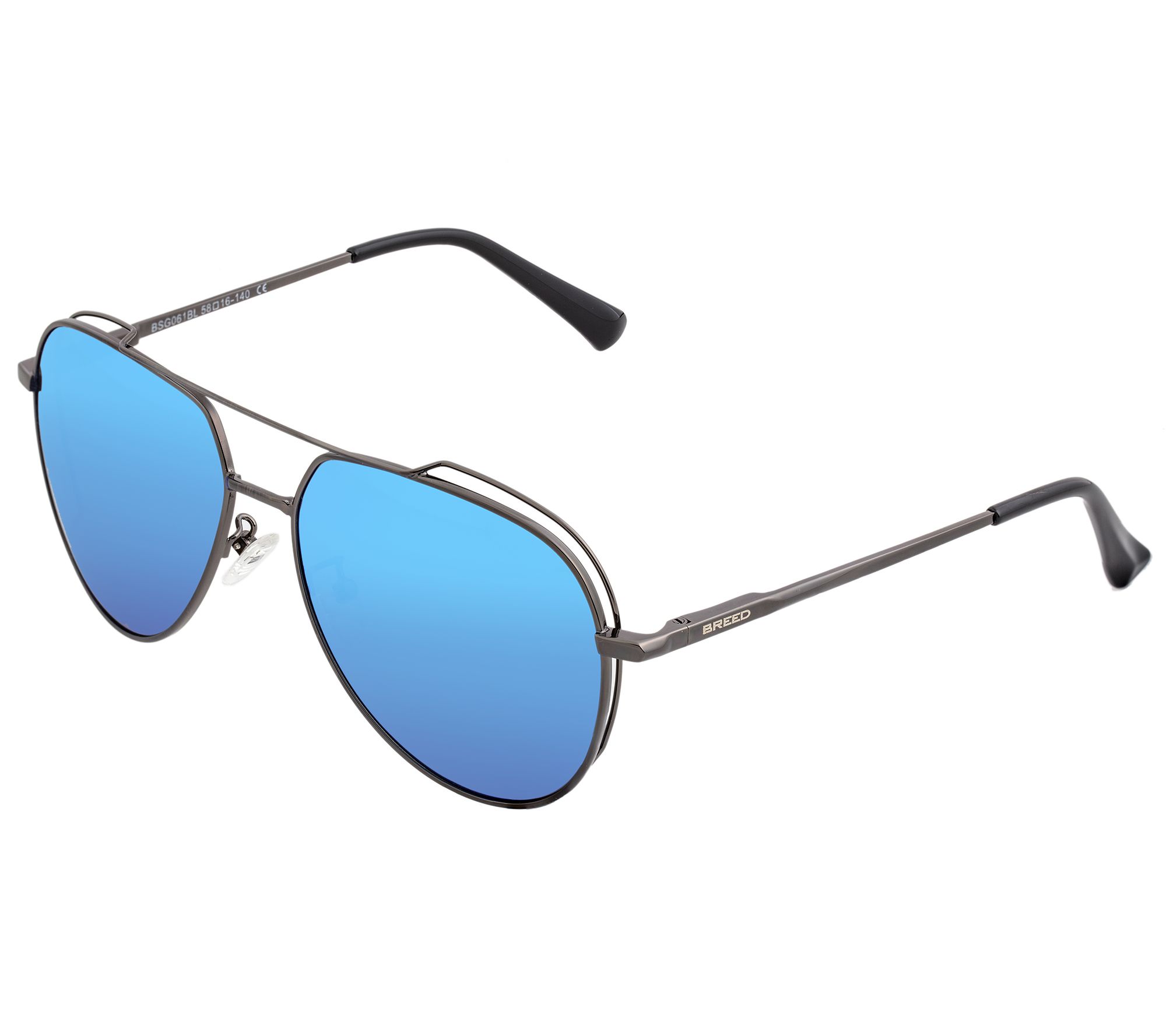Breed Men's Polarized Aviator Sunglasses - Lyra