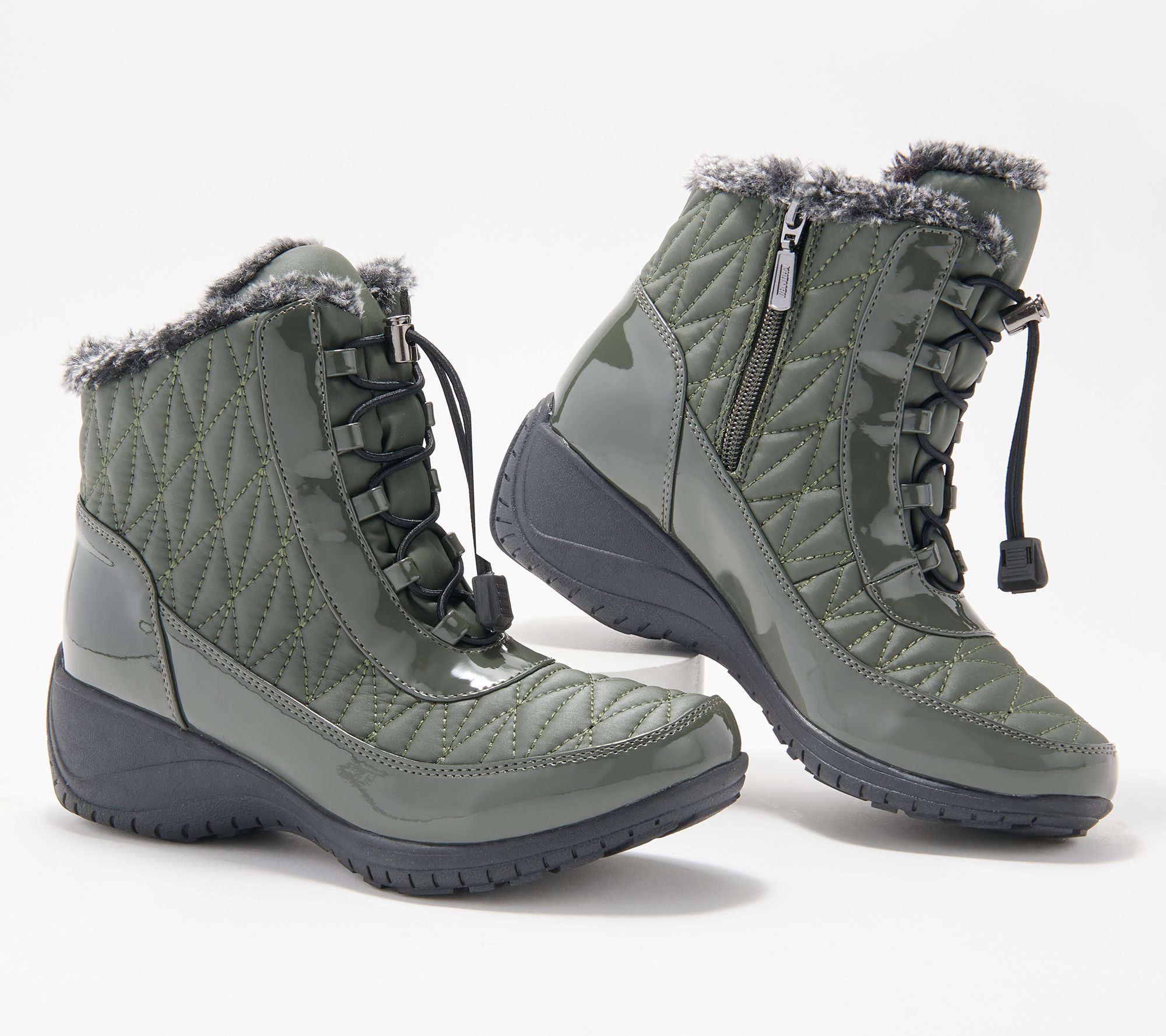 opzettelijk directory geboorte Khombu Waterproof Winter Ankle Snow Boots - Molly - QVC.com