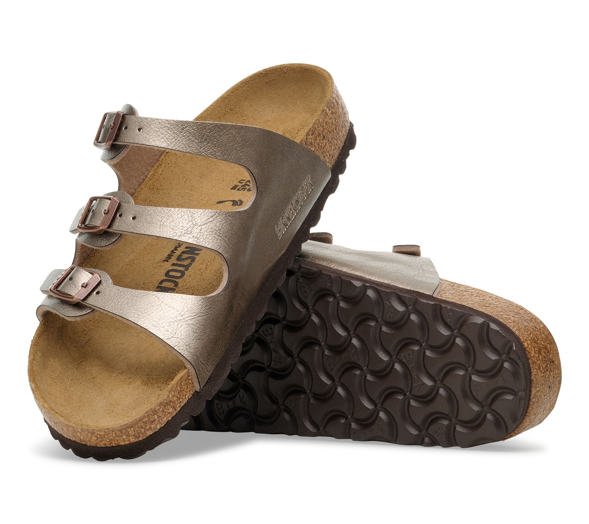 Birkenstock Three-Strap Comfort Footbed Slide Sandal - Florida