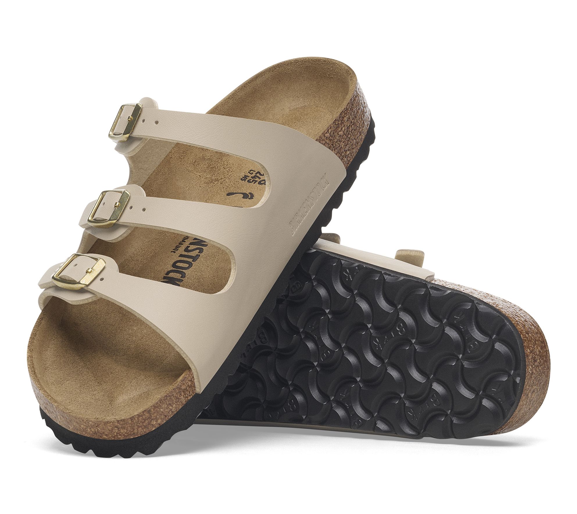 Birkenstock Three-Strap Comfort Footbed Slide Sandal - Florida