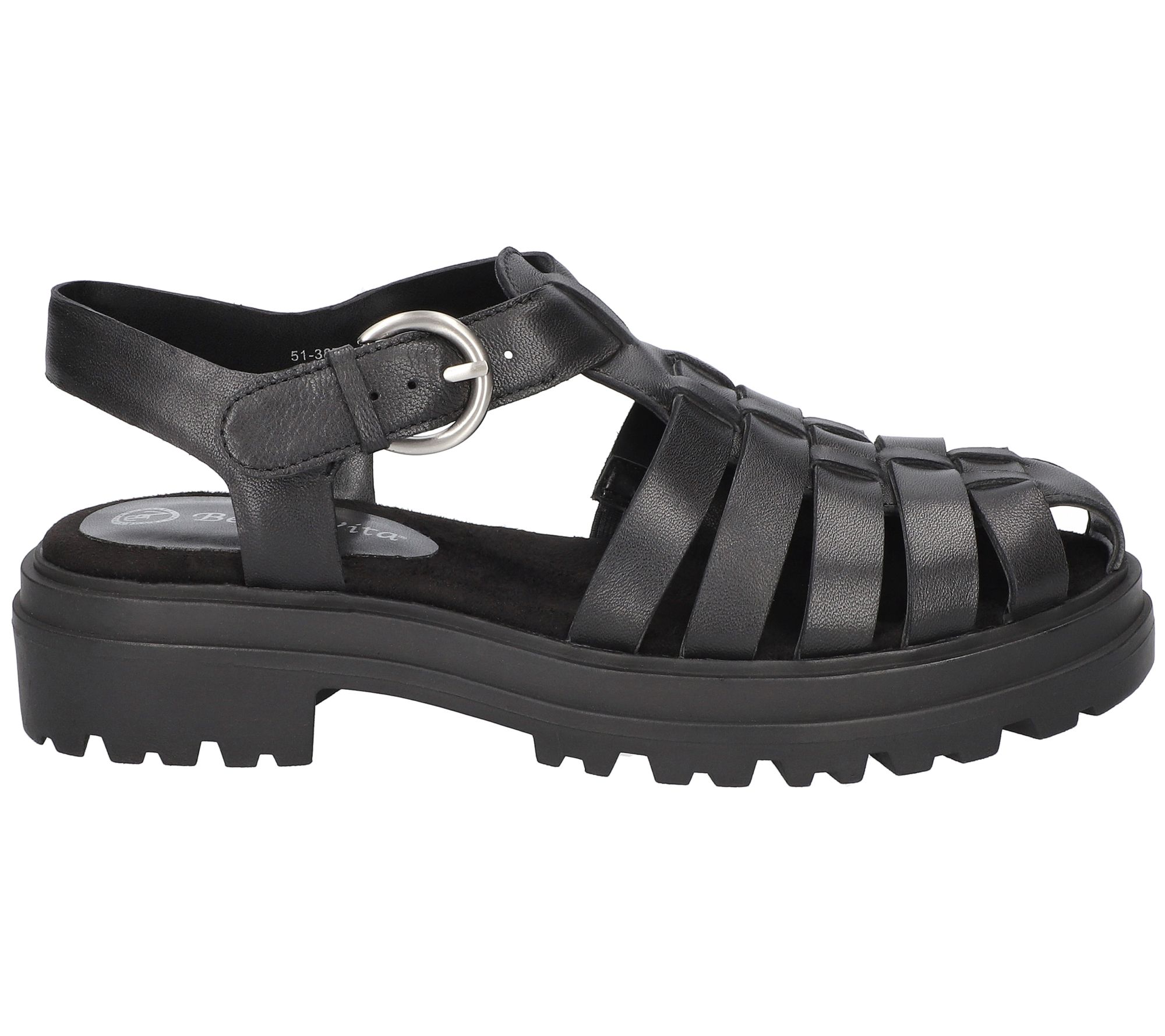 Bella Vita Fisherman Lug Sole Sandals-Sinclaire - QVC.com