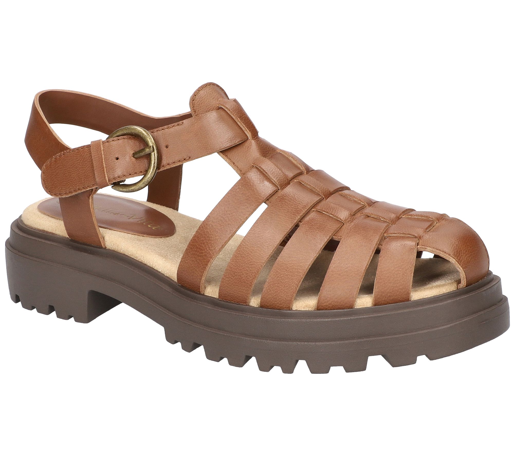 Bella Vita Fisherman Lug Sole Sandals-Sinclaire