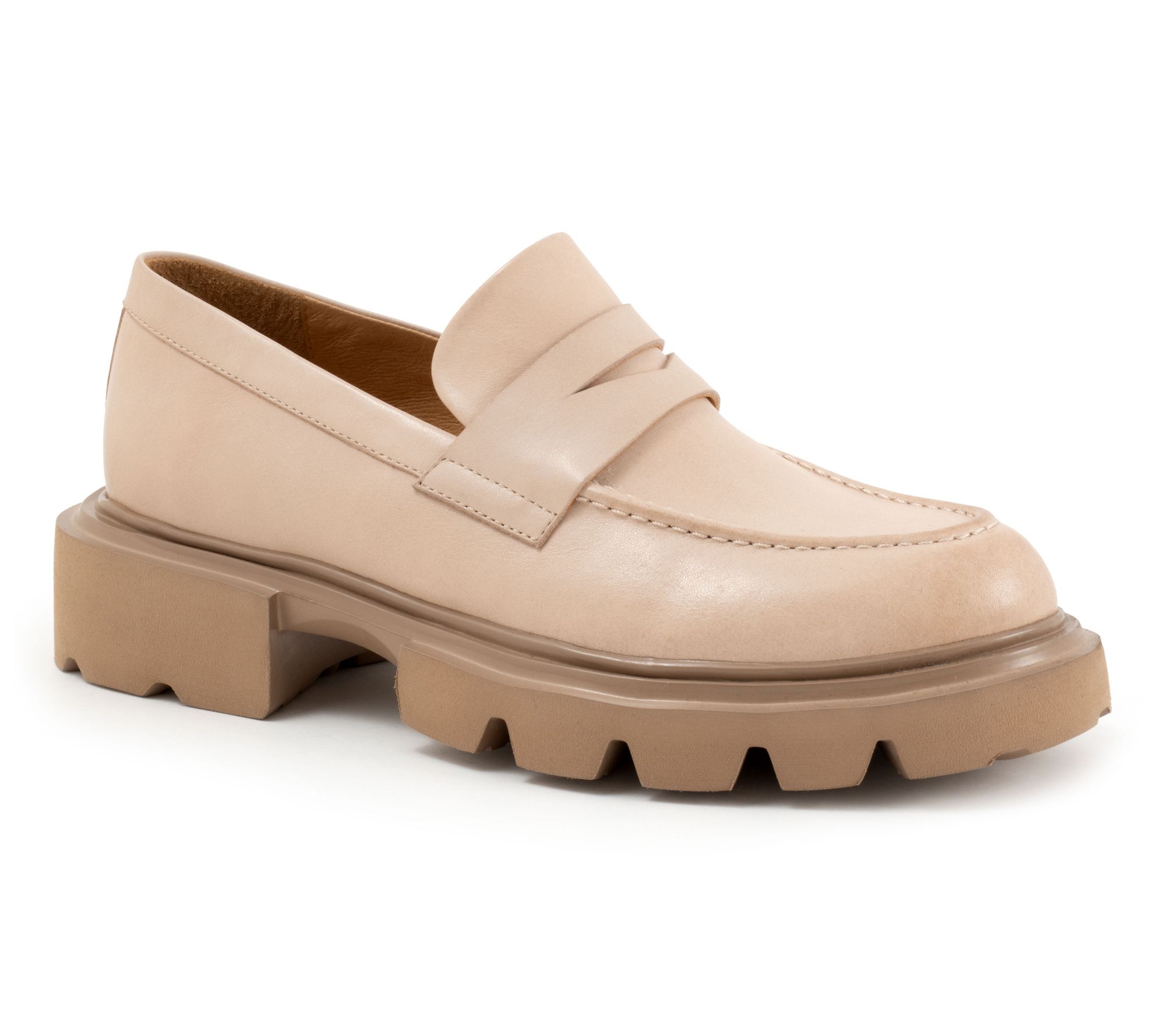 EOS Ade Leather Lug Sole Loafer