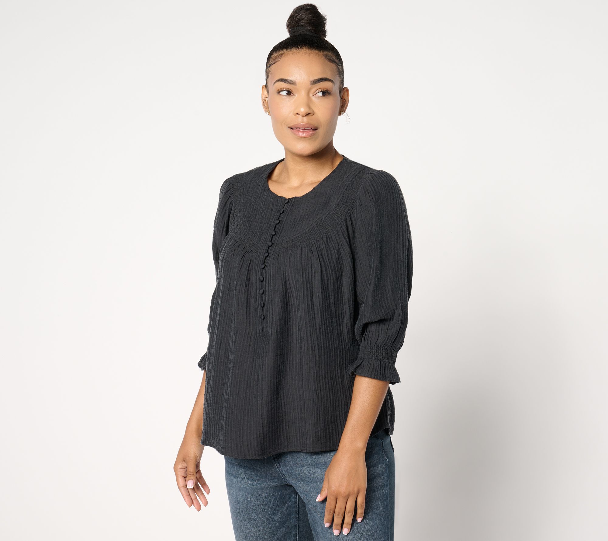 "As Is" Me by Jennie Garth Mae Woven Blouse