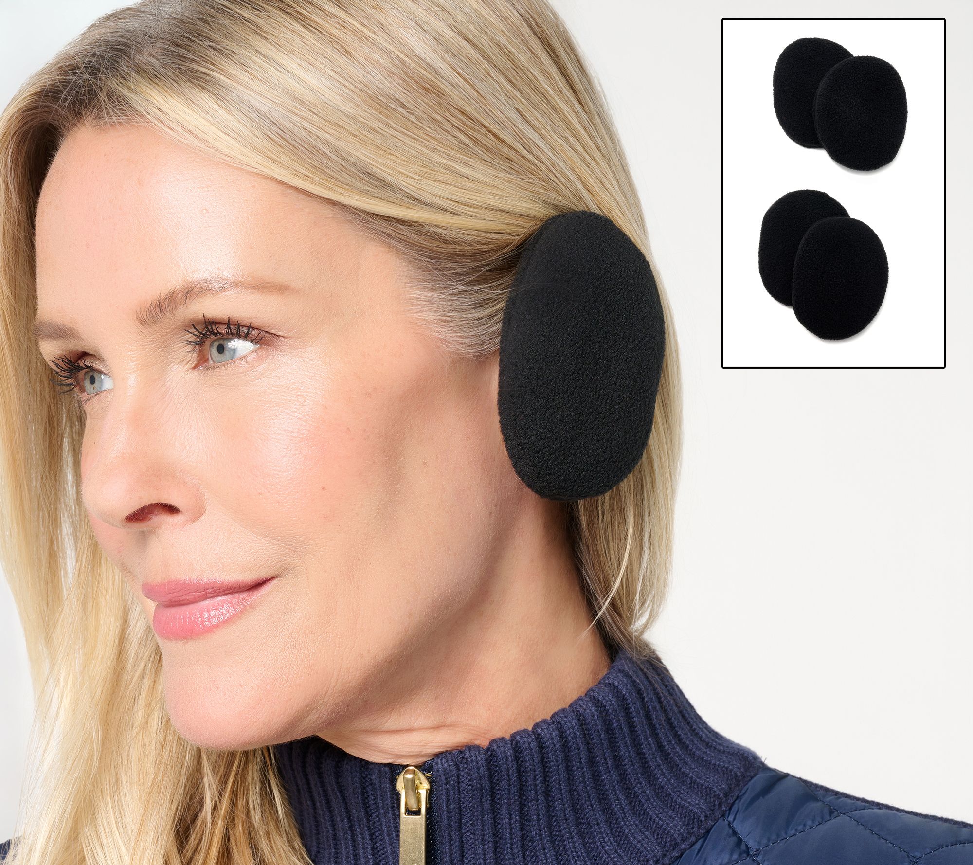 Sprigs Set of 2 EarBags Fleece Bandless Ear Warmers