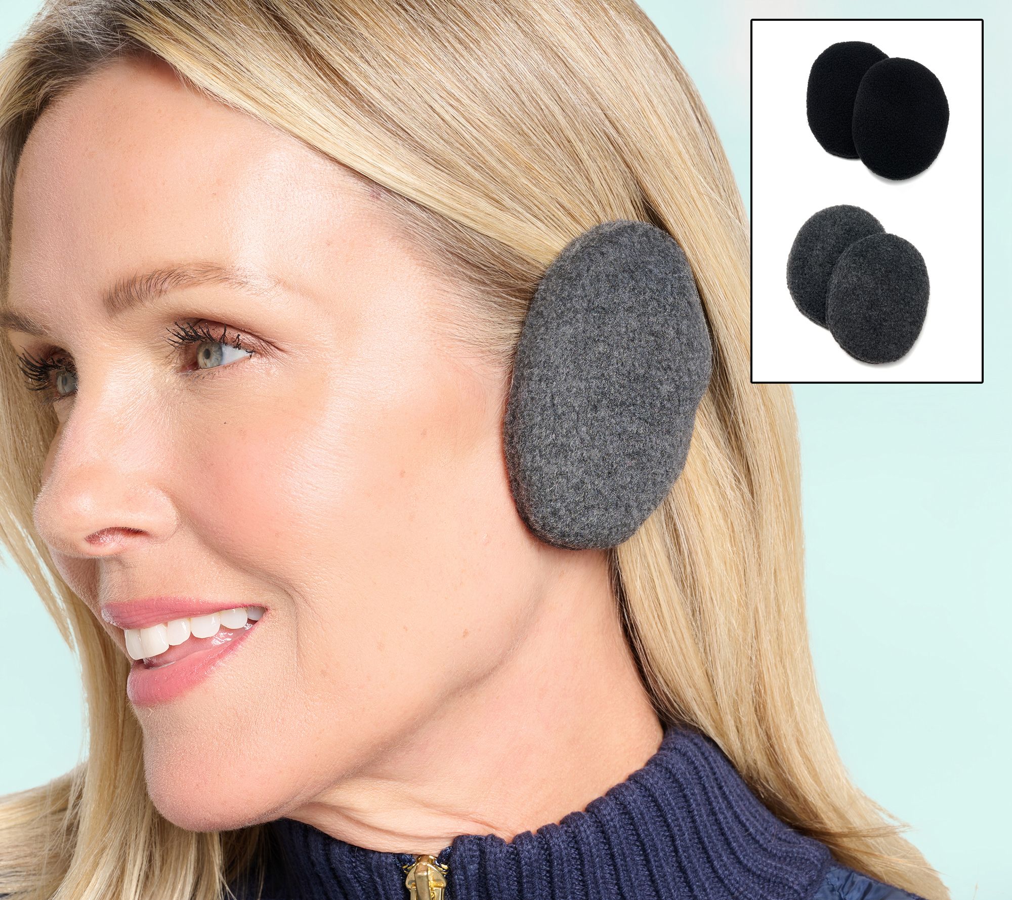 Sprigs Set of 2 EarBags Fleece Bandless Ear Warmers