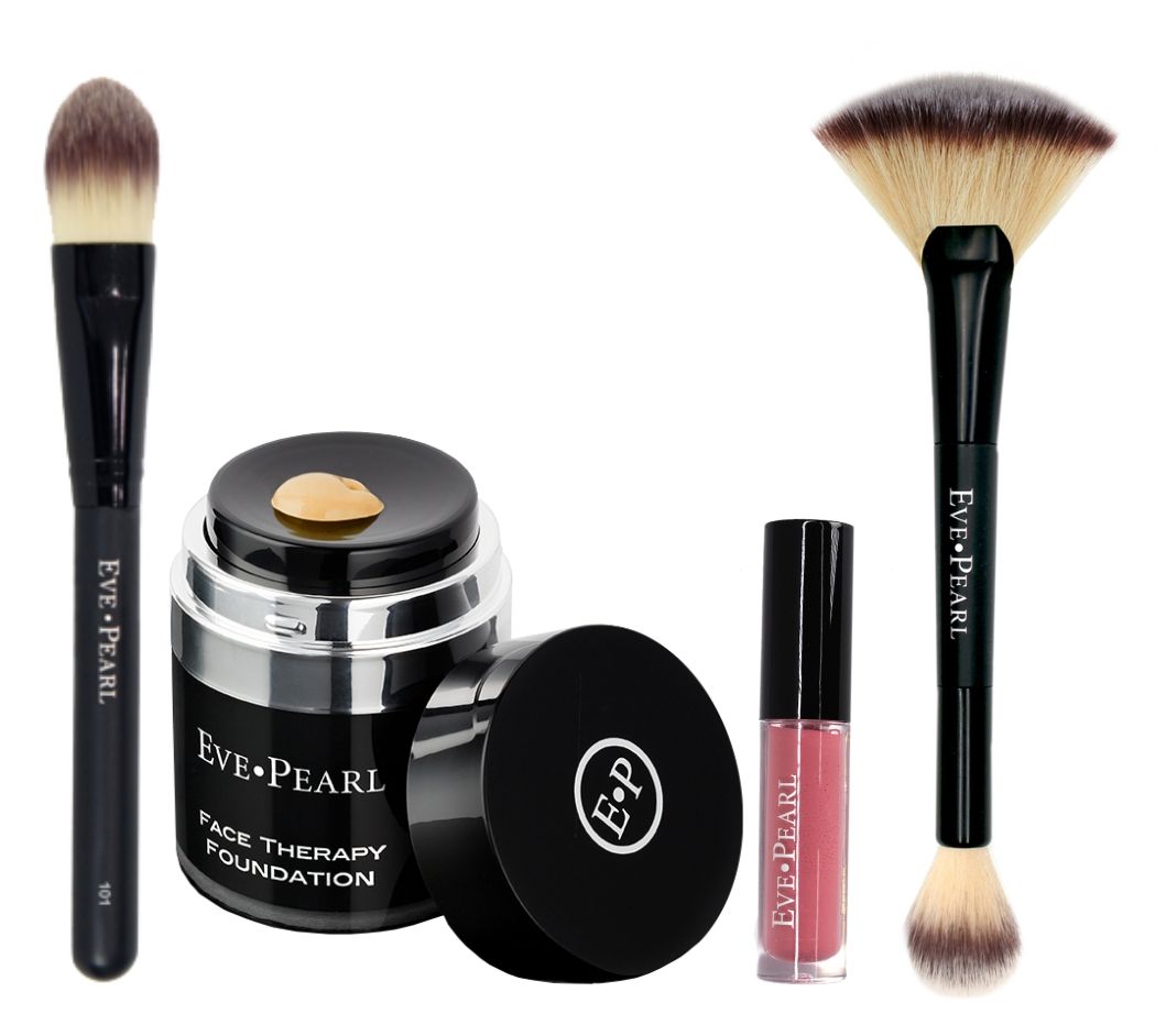 EVE PEARL 4-Pc Radiant Essential Face, Lip & Cheek Kit