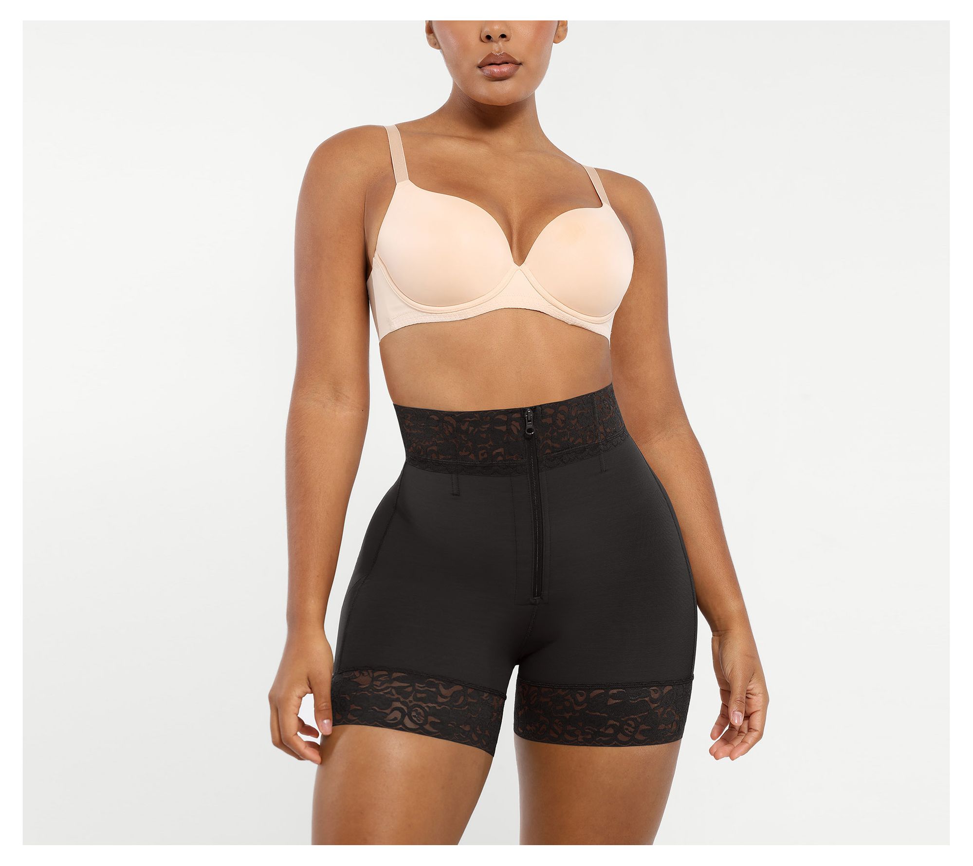 Shapellx AirSlim Mid-Rise Steel Boned Butt-Lifting Shorts