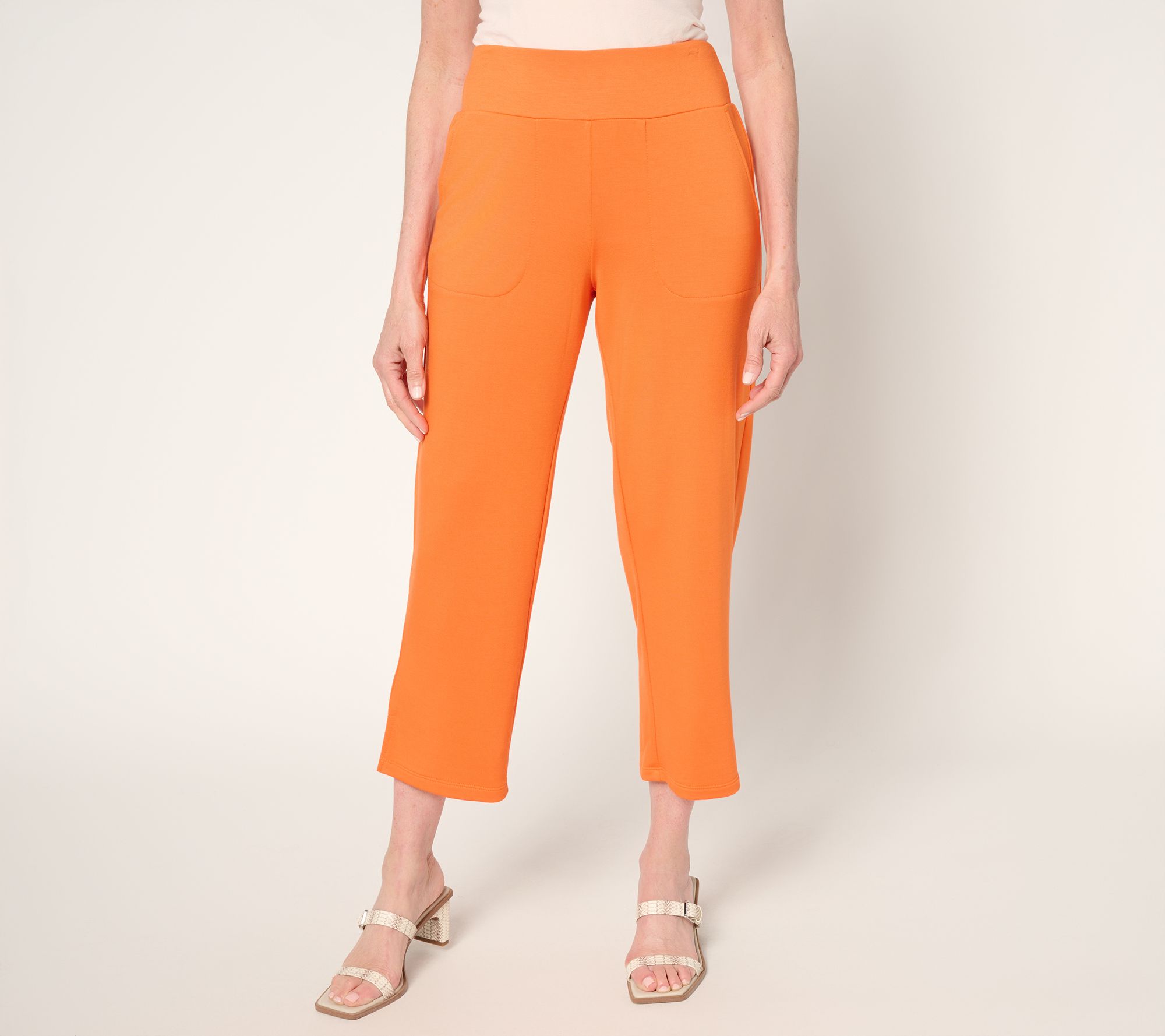 "As Is" Brandis Dress Out Loud Reg Acquitted Knit Cropped Pants