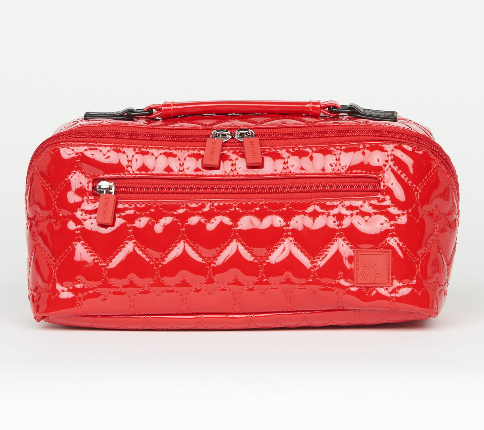 IHKWIP Carry It All Heart Quilted Cosmetic Case