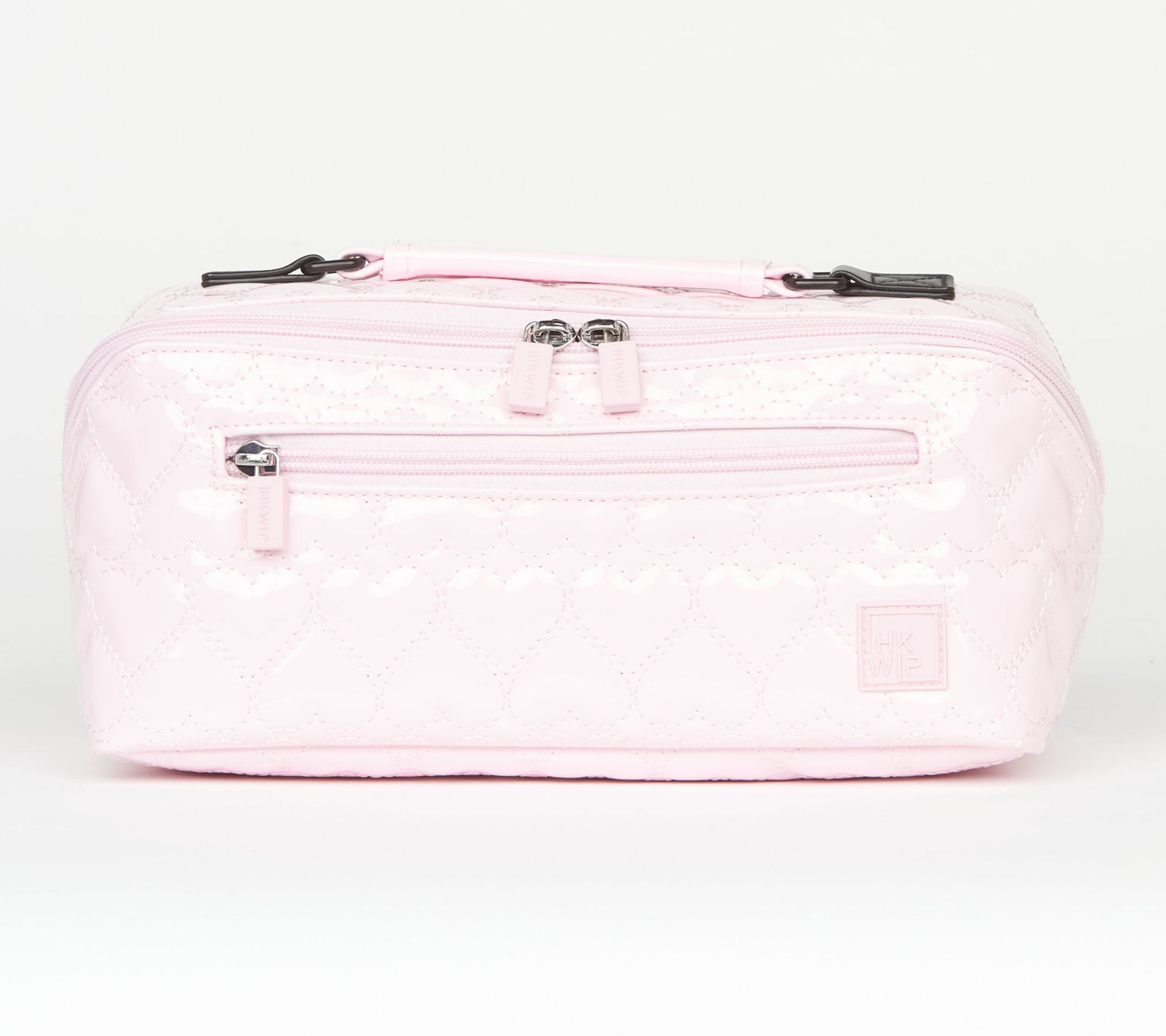 IHKWIP Carry It All Heart Quilted Cosmetic Case