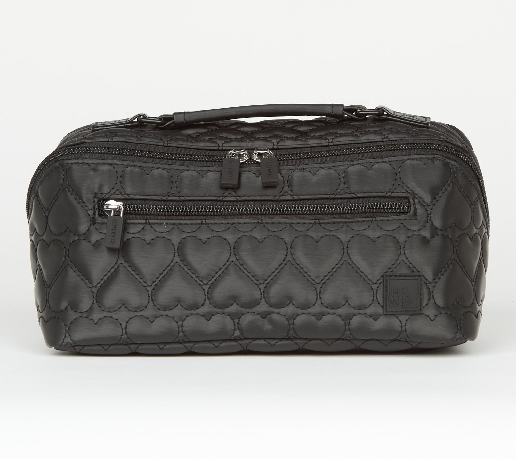 IHKWIP Carry It All Heart Quilted Cosmetic Case